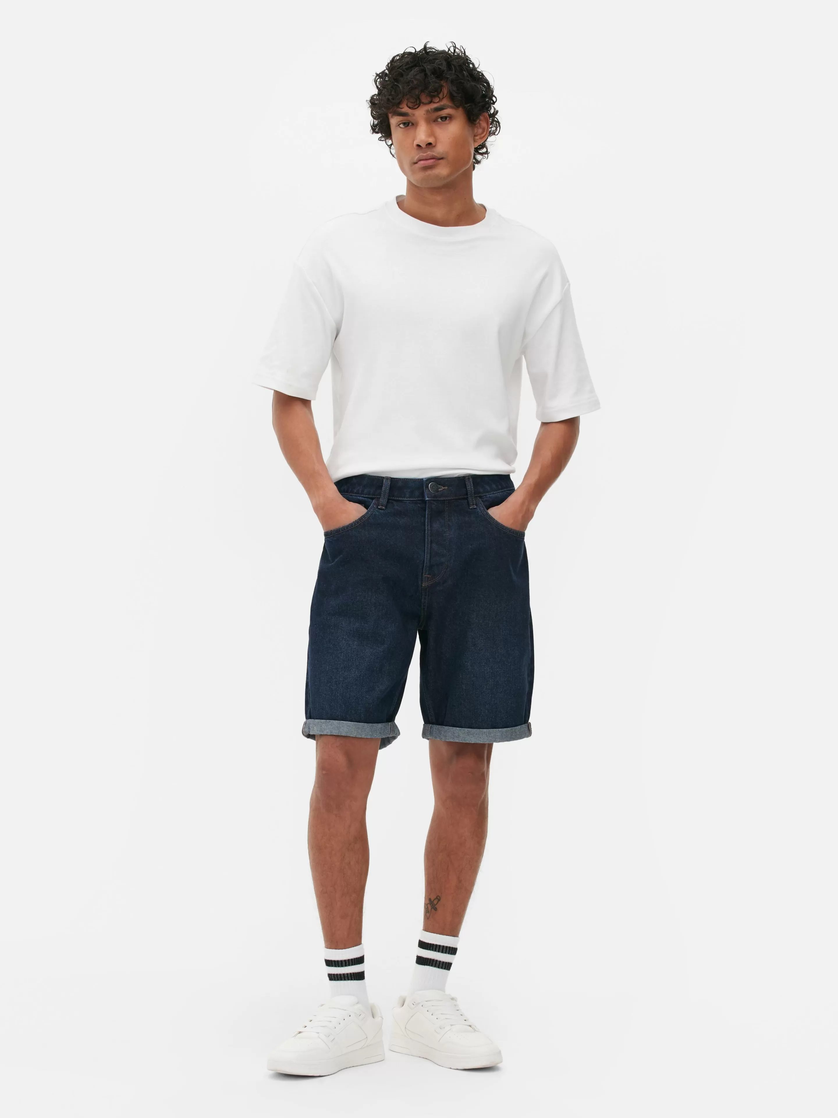 Short Droit En Jean-Primark Hot