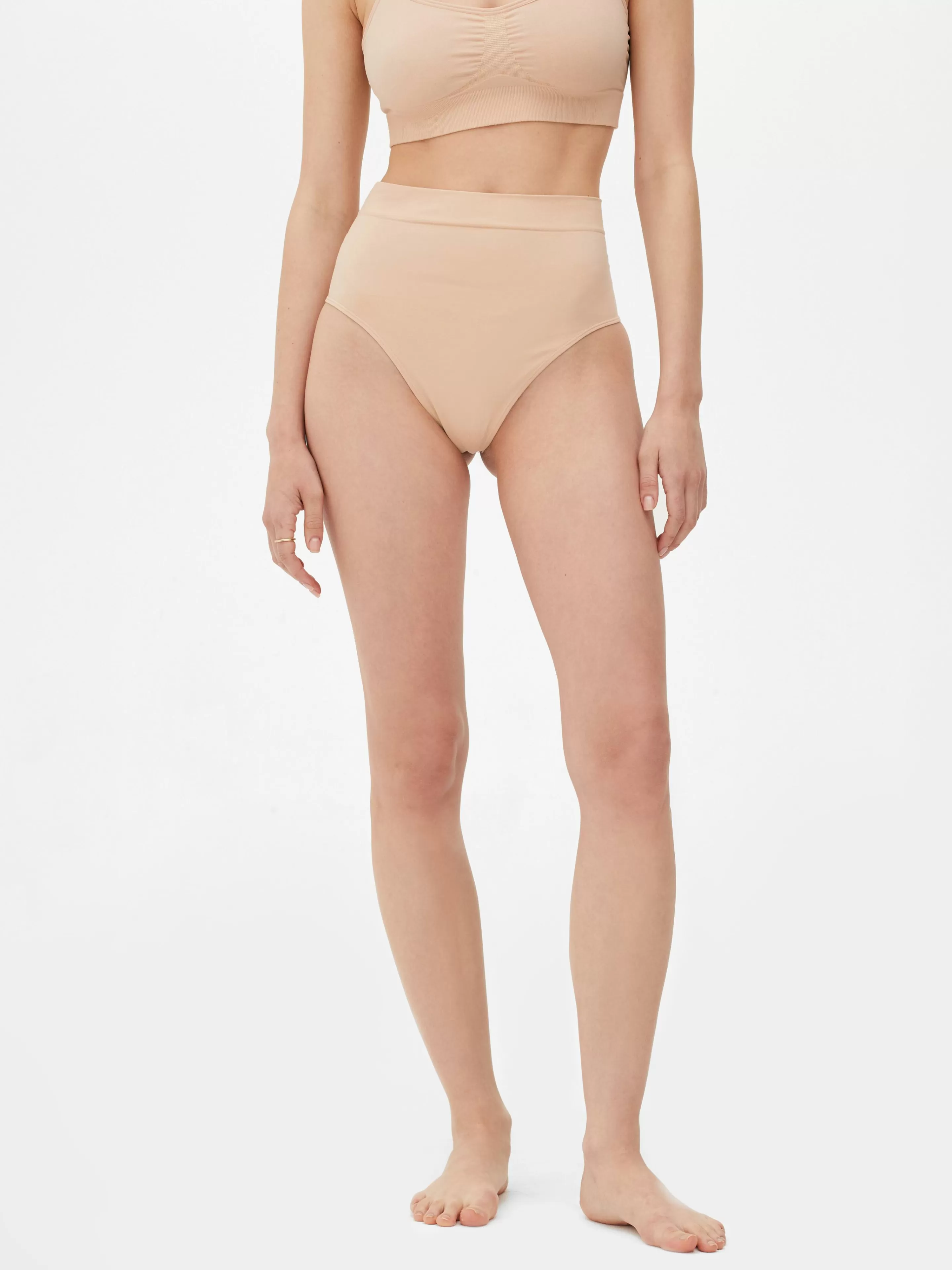 String Gainant à Taille Haute Sans Couture-Primark Store