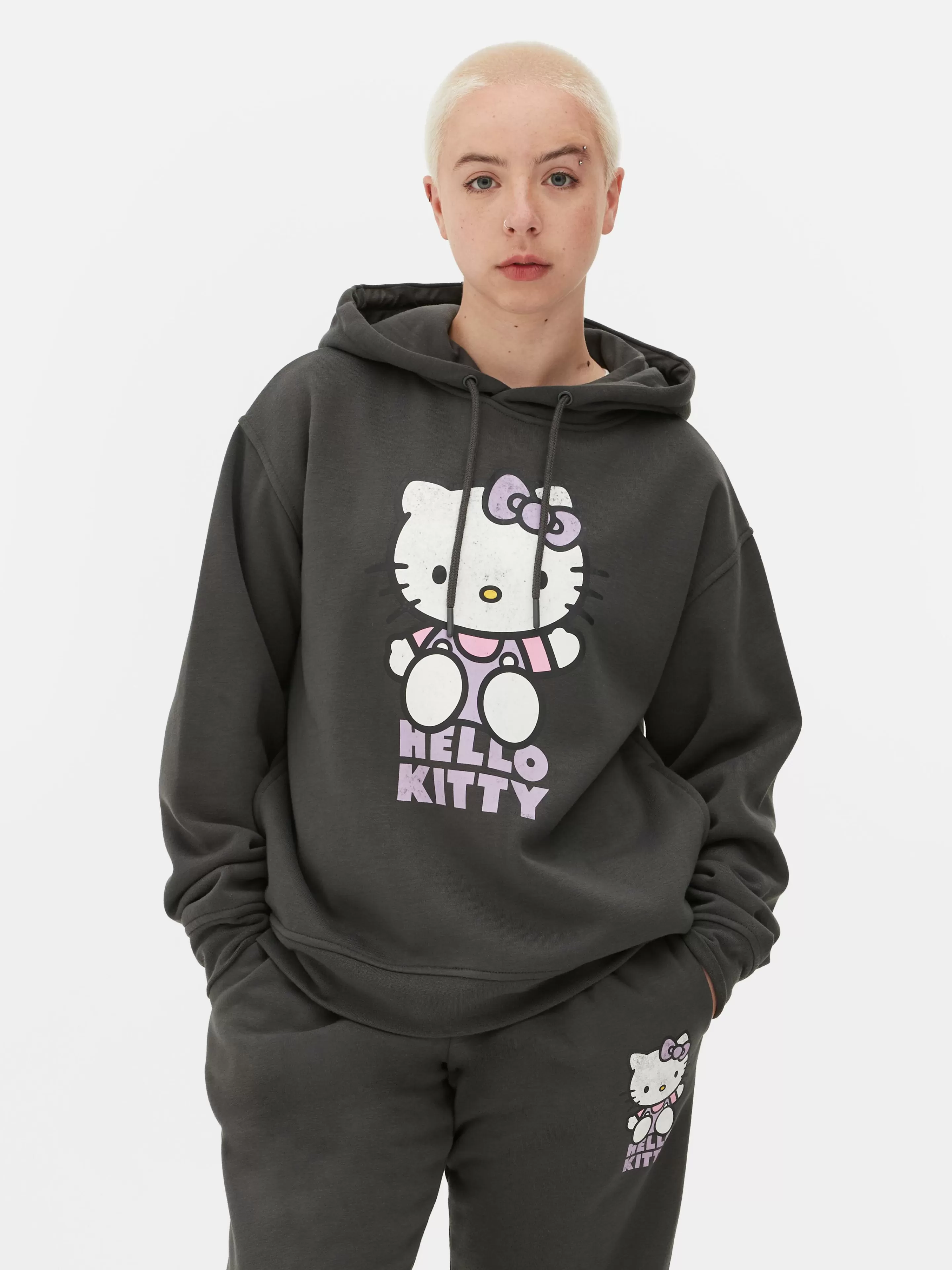 Sweat à Capuche Avec Personnage Hello Kitty à Coordonner-Primark Clearance