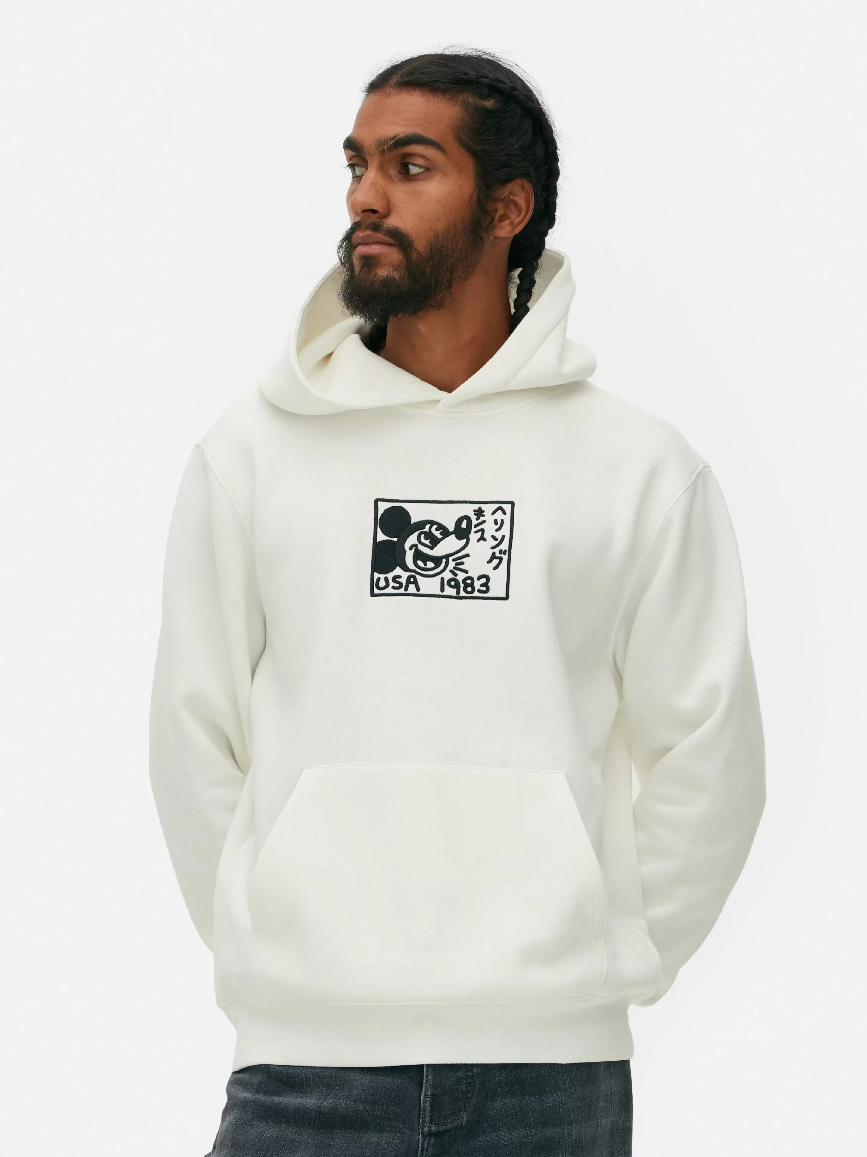Sweat à Capuche Disney Mickey Mouse X Keith Haring-Primark Clearance