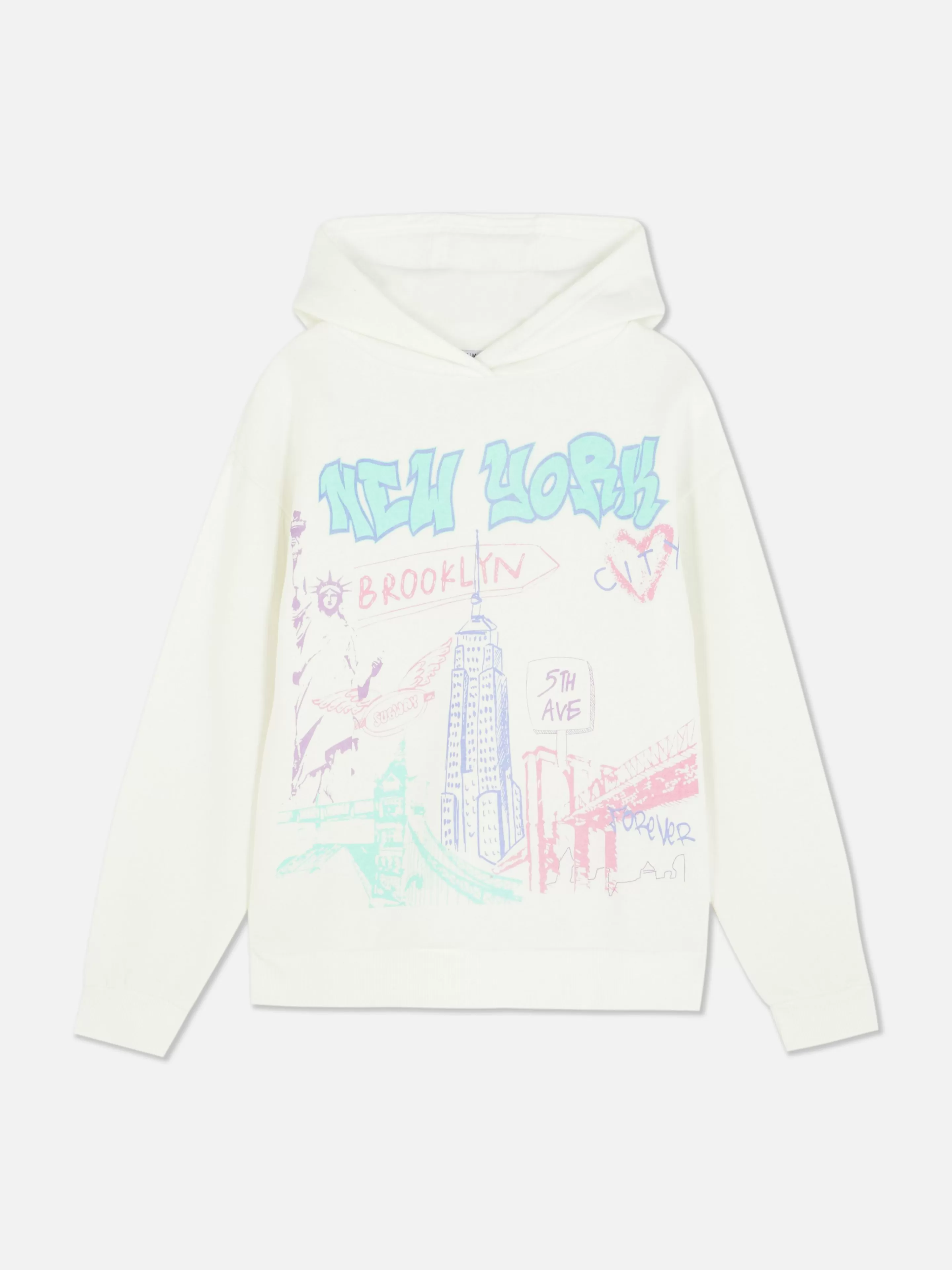 Sweat à Capuche Graphique-Primark Outlet