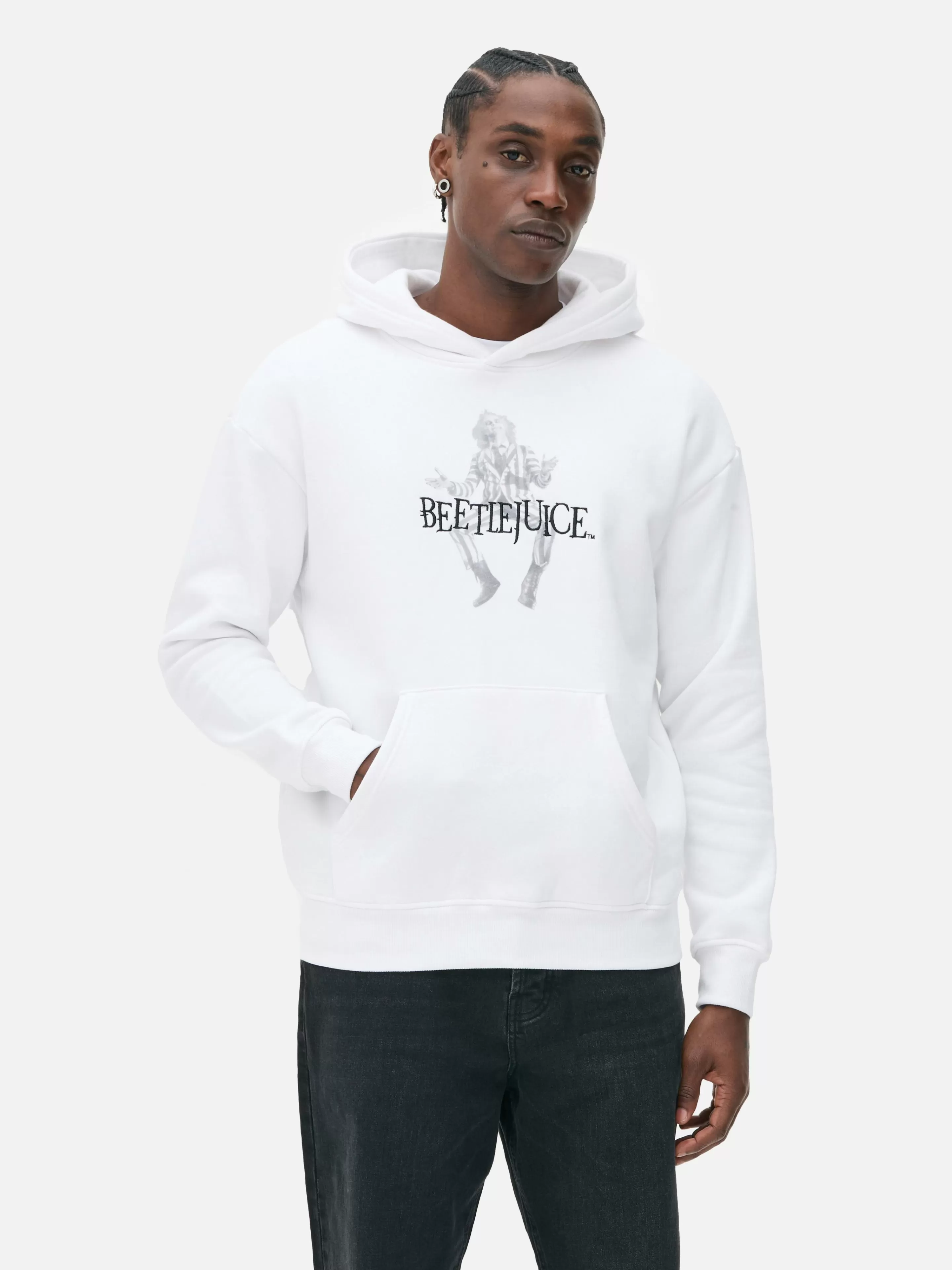 Sweat à Capuche Graphique Personnage Beetlejuice-Primark Fashion