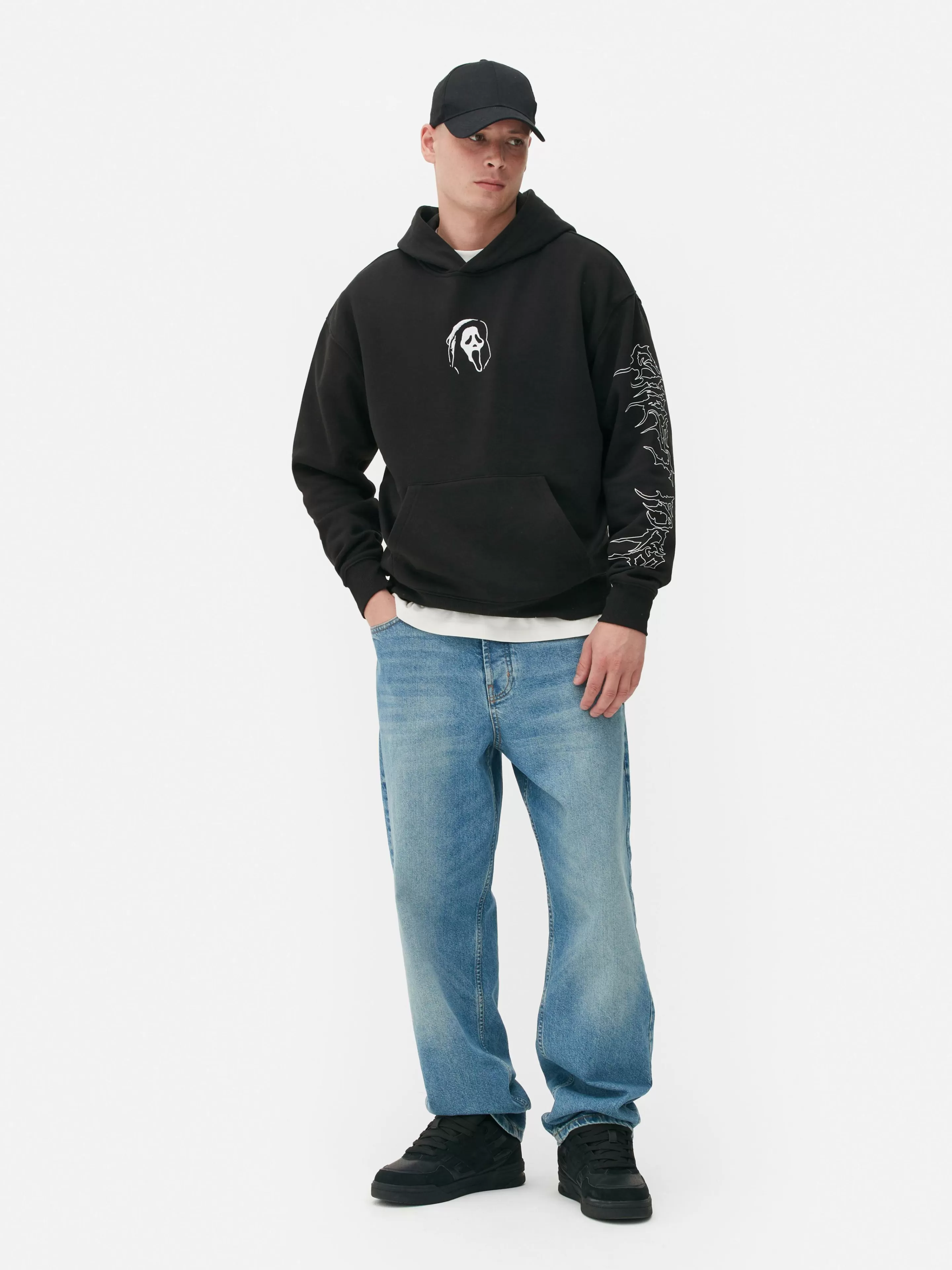 Sweat à Capuche Graphique Scream Ghostface-Primark Fashion