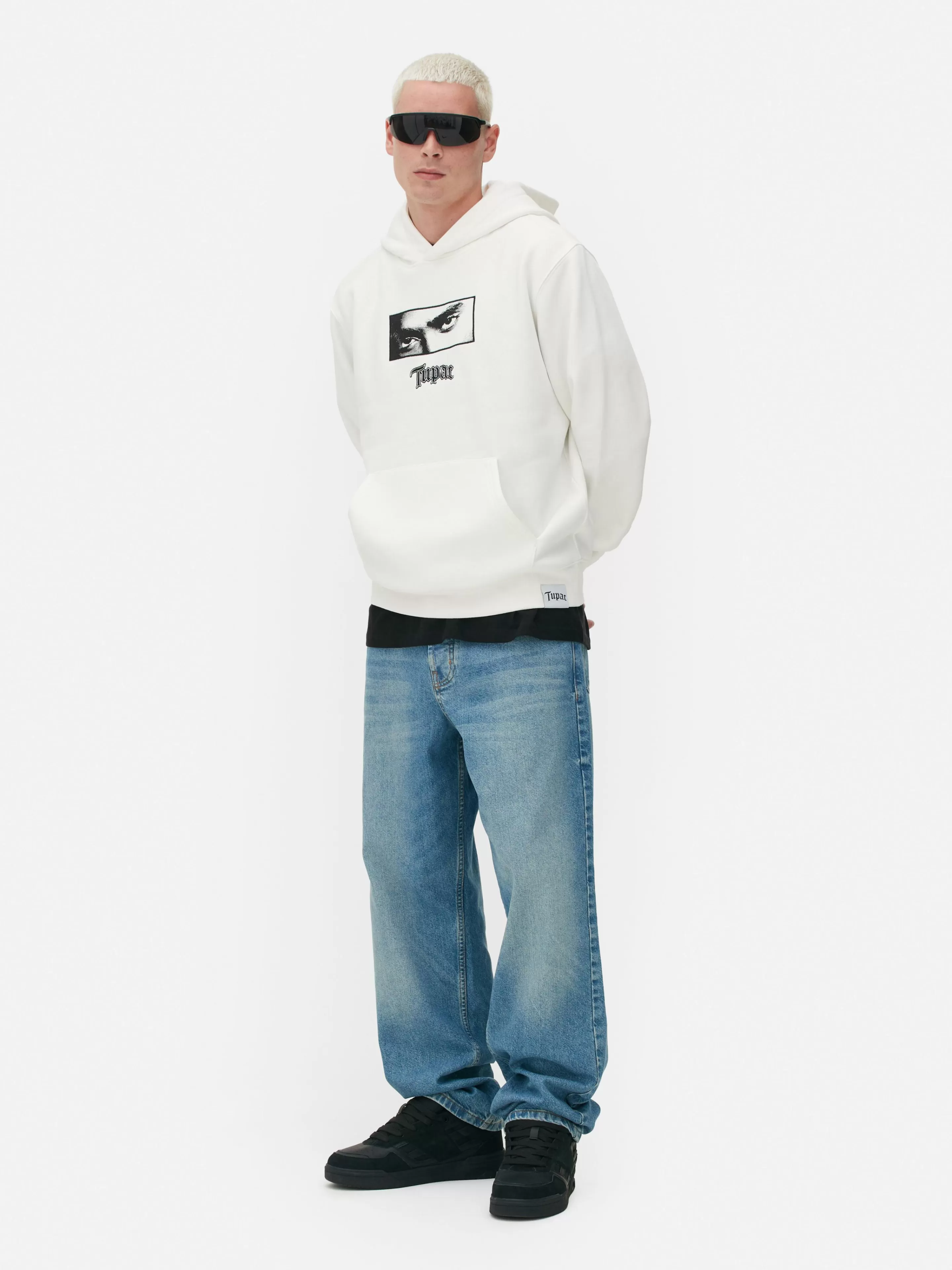 Sweat à Capuche Graphique Tupac-Primark Flash Sale
