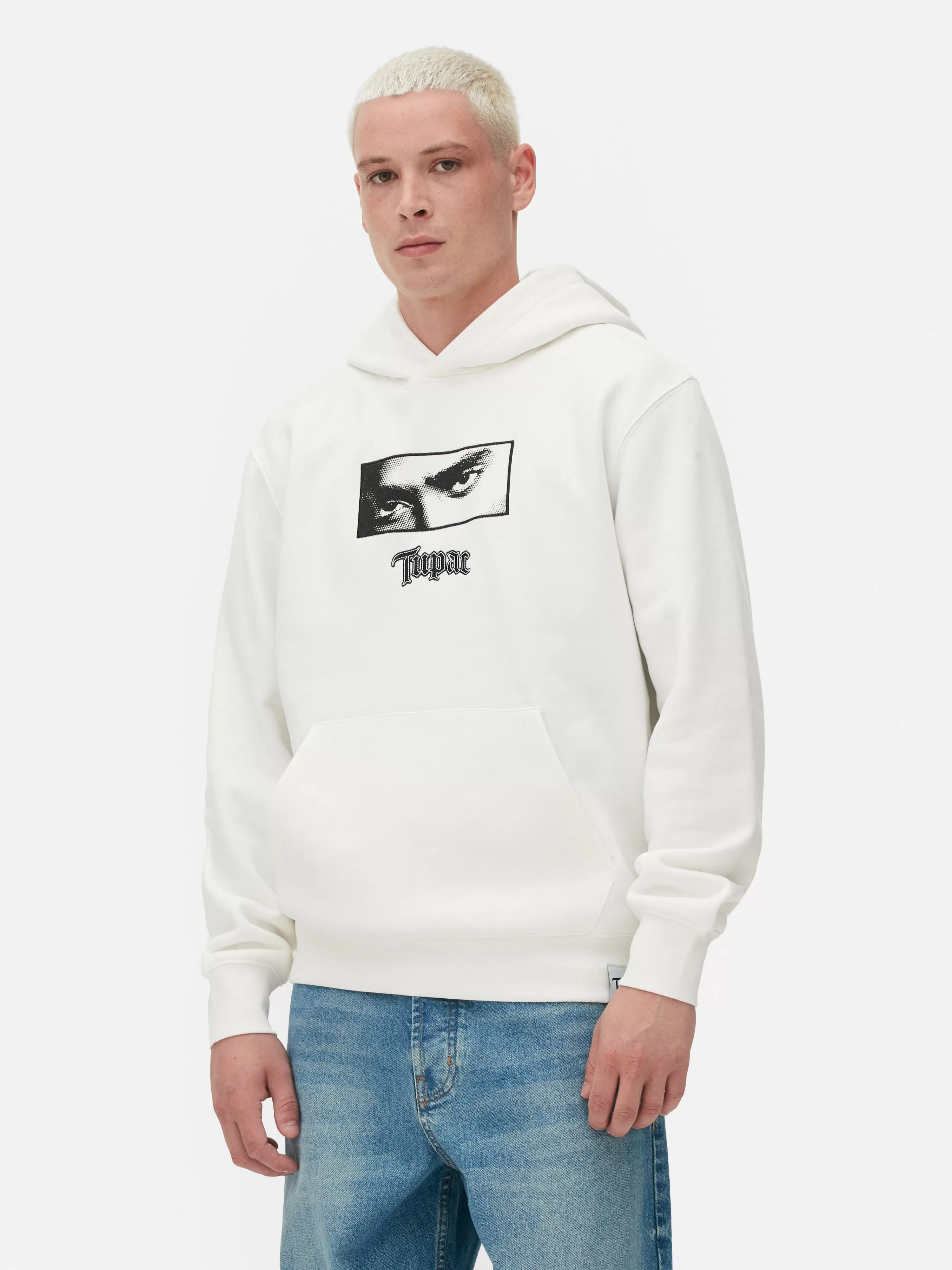 Sweat à Capuche Graphique Tupac-Primark Flash Sale
