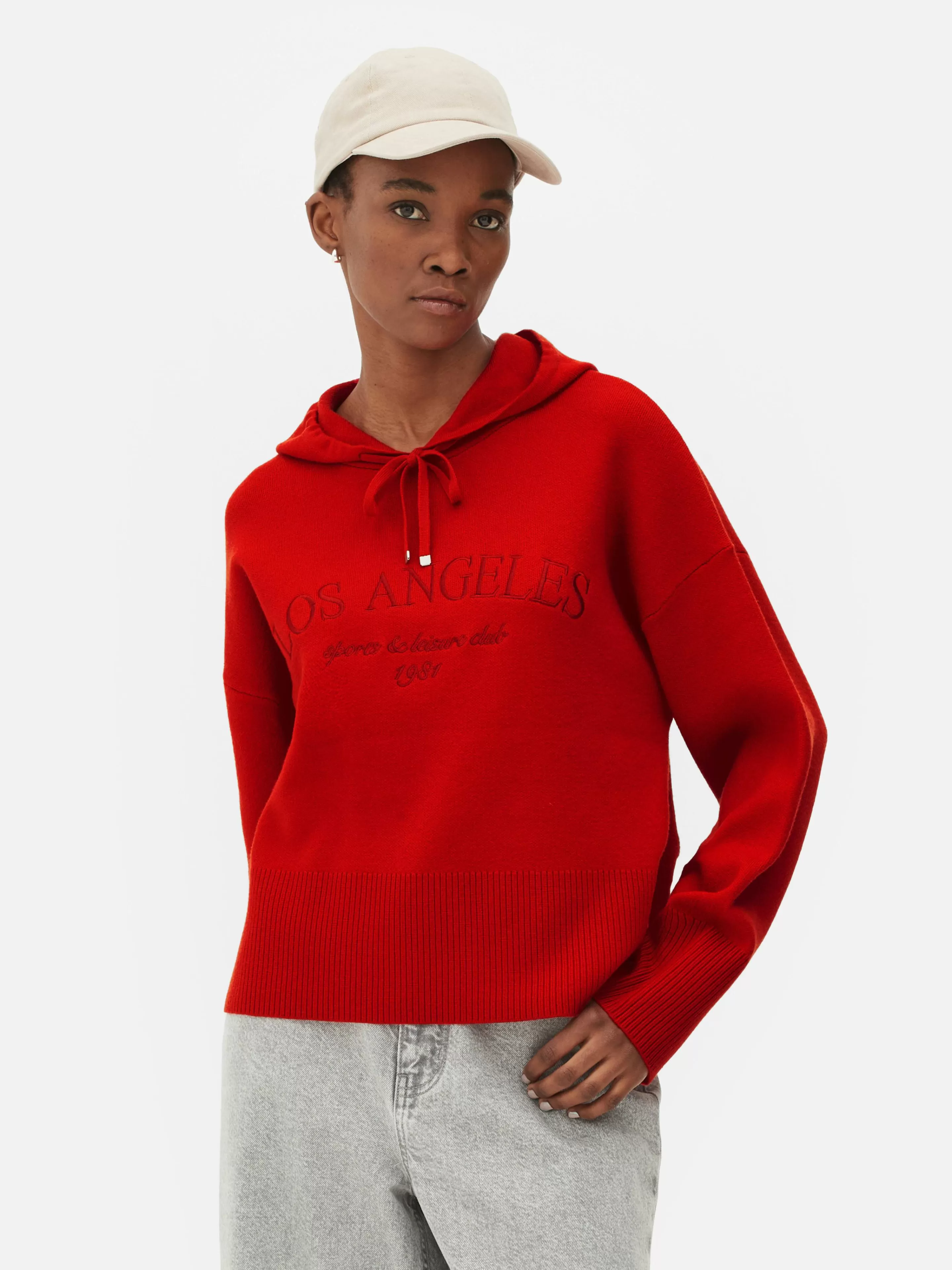 Sweat à Capuche Tricoté à Message-Primark Hot