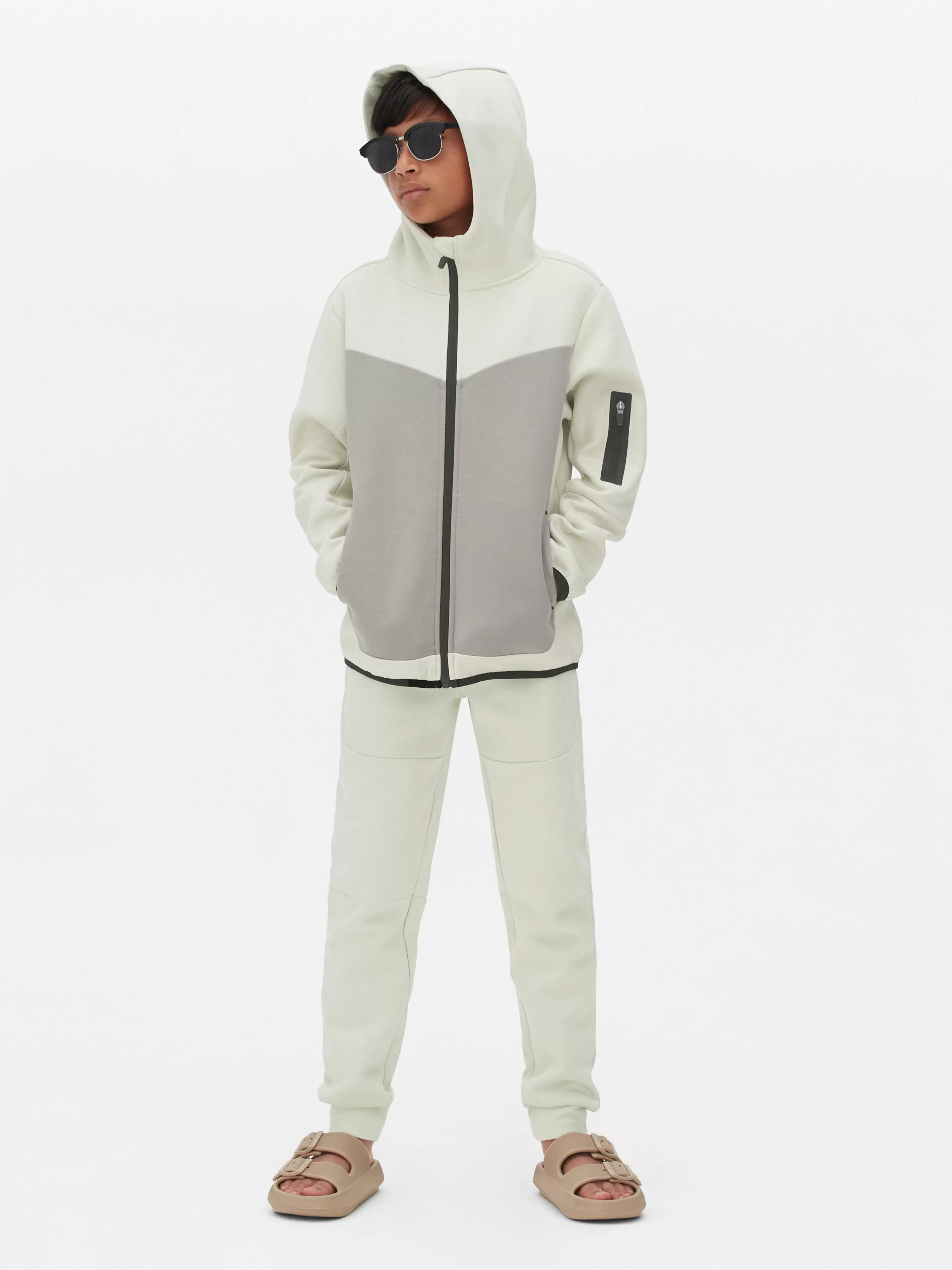 Sweat à Capuche Zippé à Coordonner-Primark Flash Sale