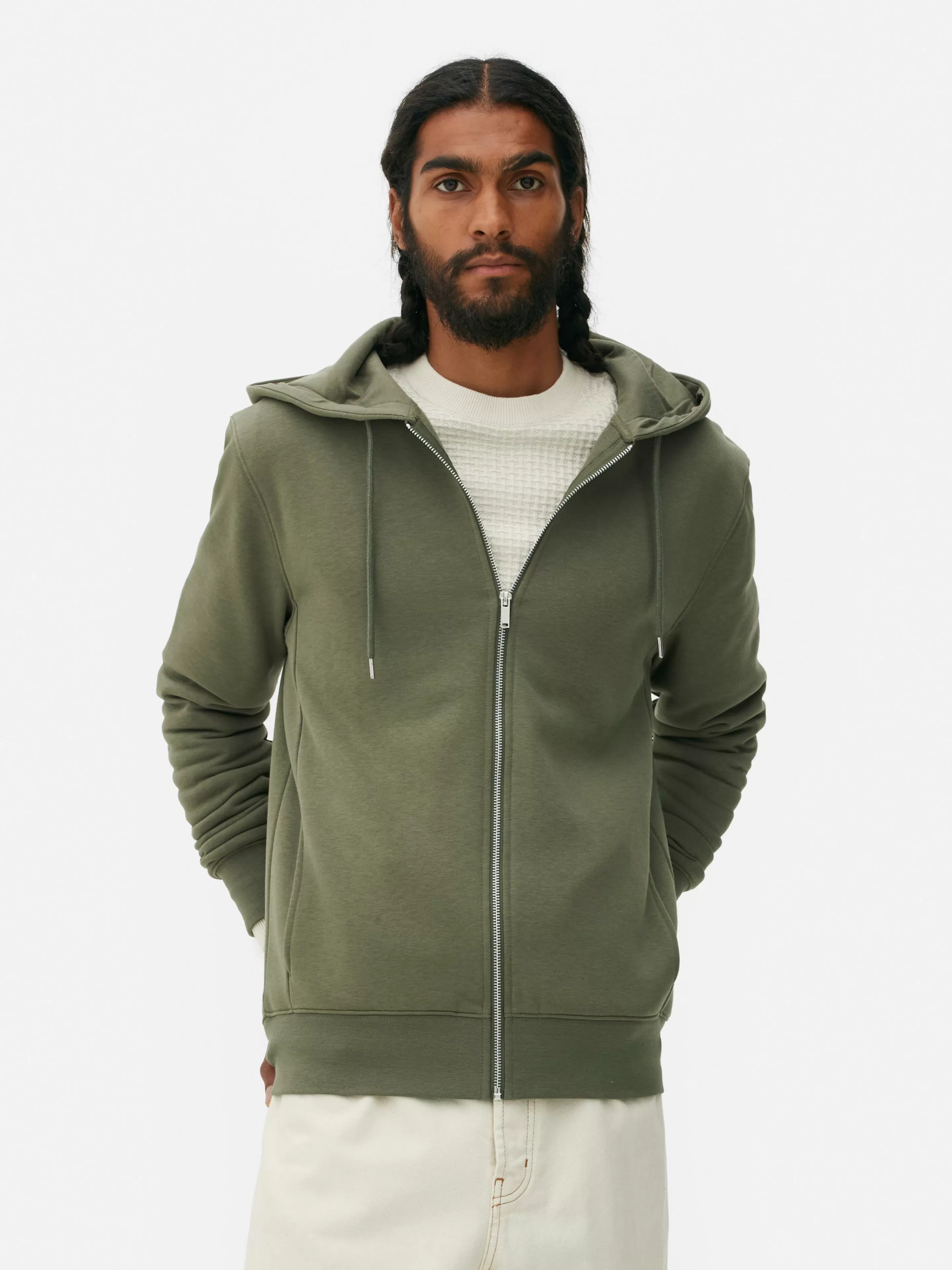 Sweat à Capuche Zippé Classique-Primark Clearance