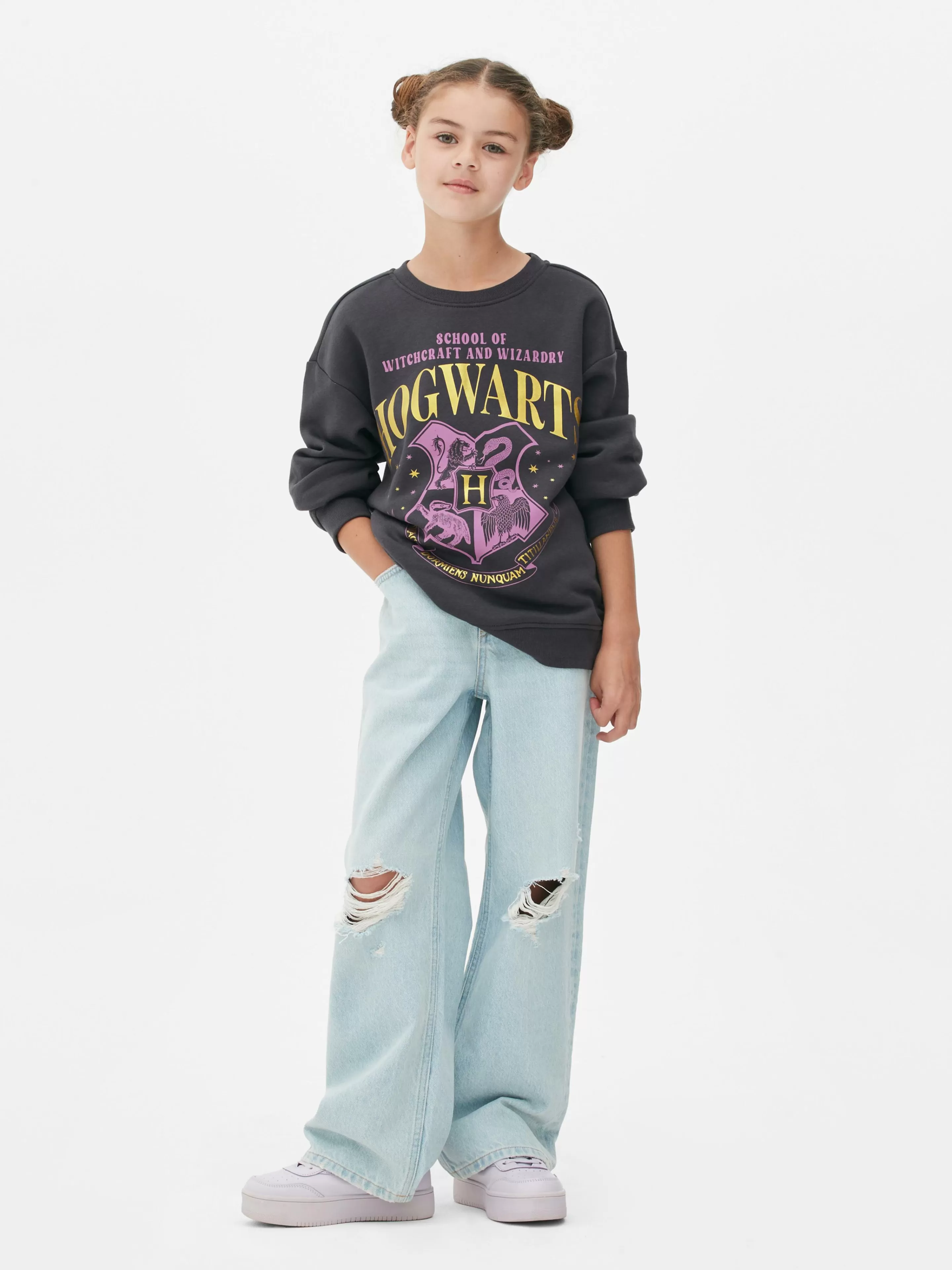 Sweat-shirt à Col Ras-du-cou Harry Potter™ Poudlard-Primark Outlet