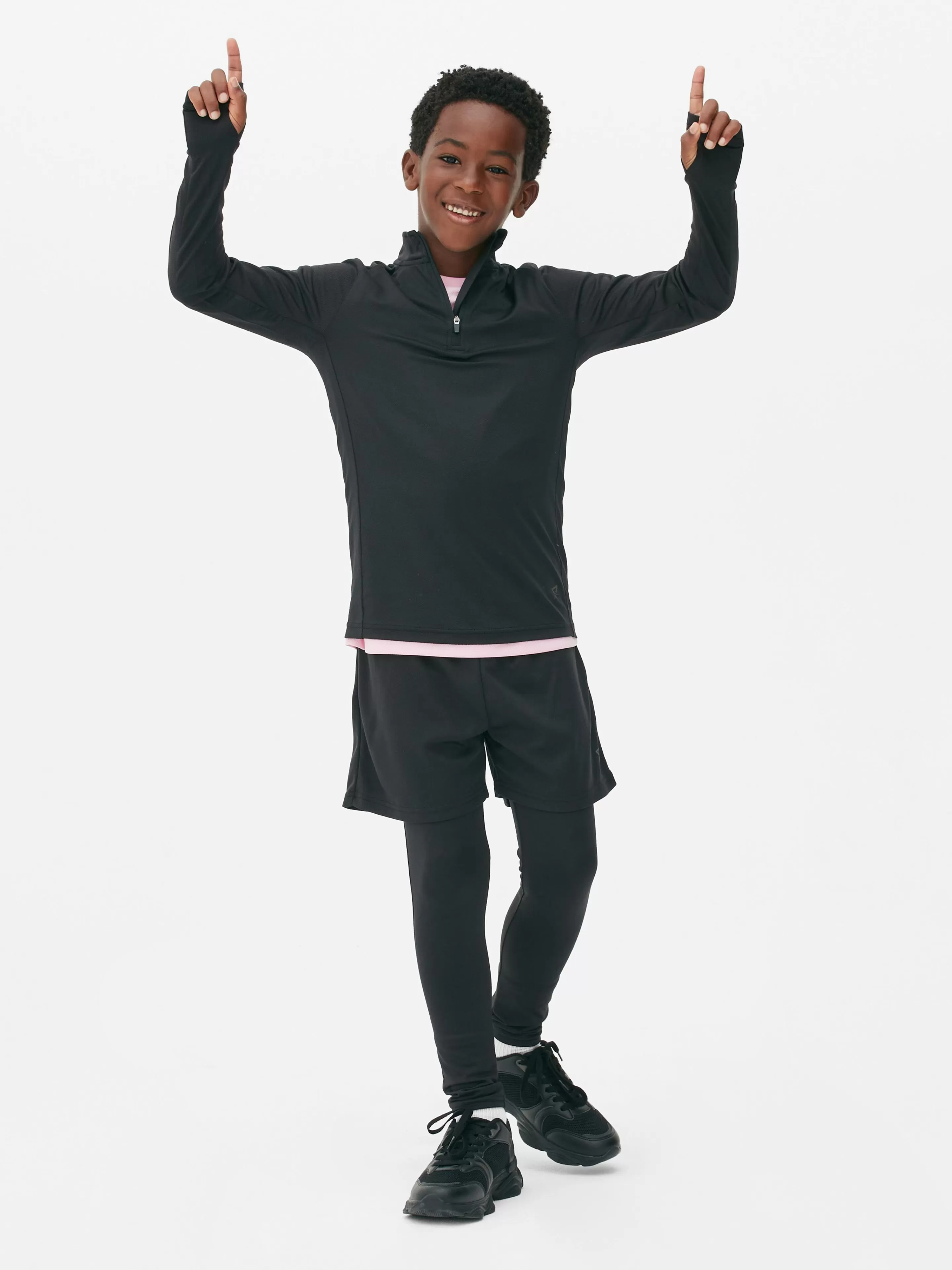 Sweat-shirt à Col Zippé Performance-Primark Fashion