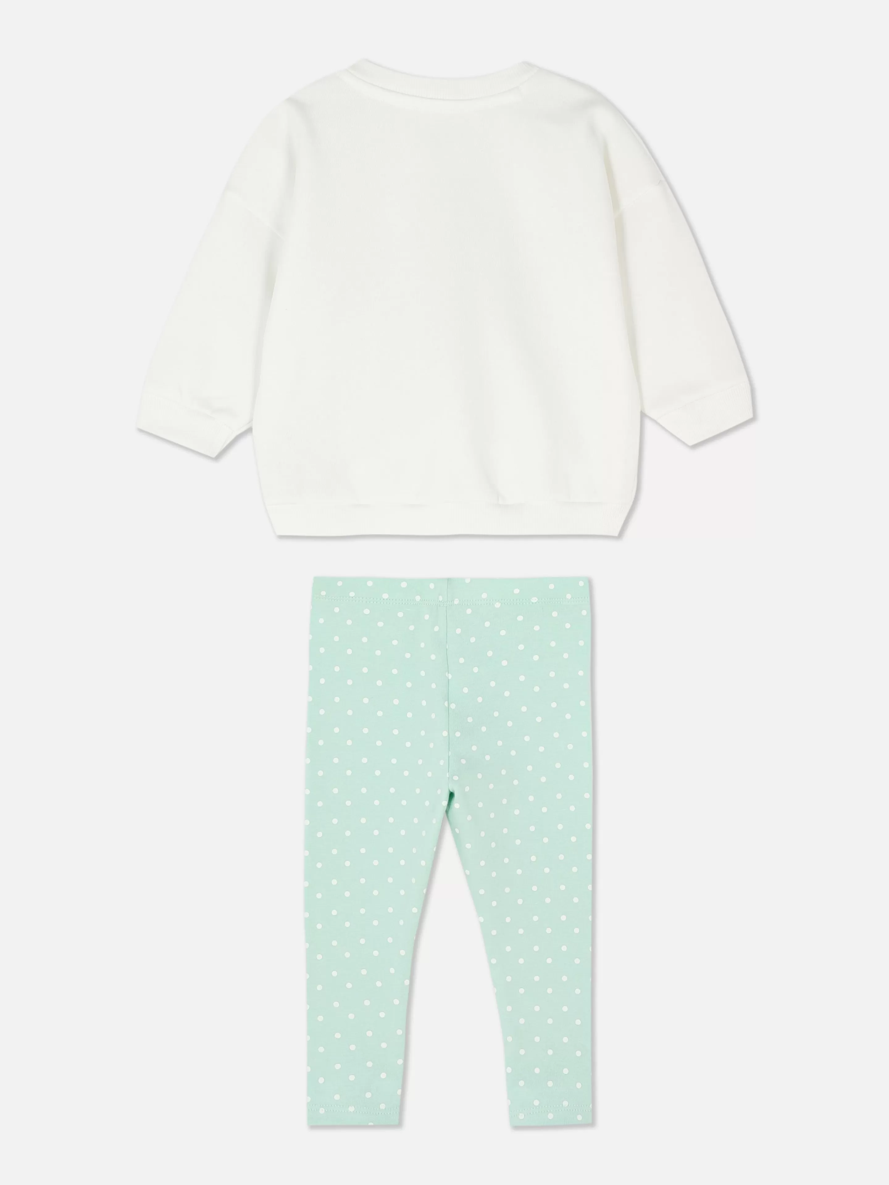 Sweat-shirt à Motif Ballerine Et Legging à Pois-Primark Discount
