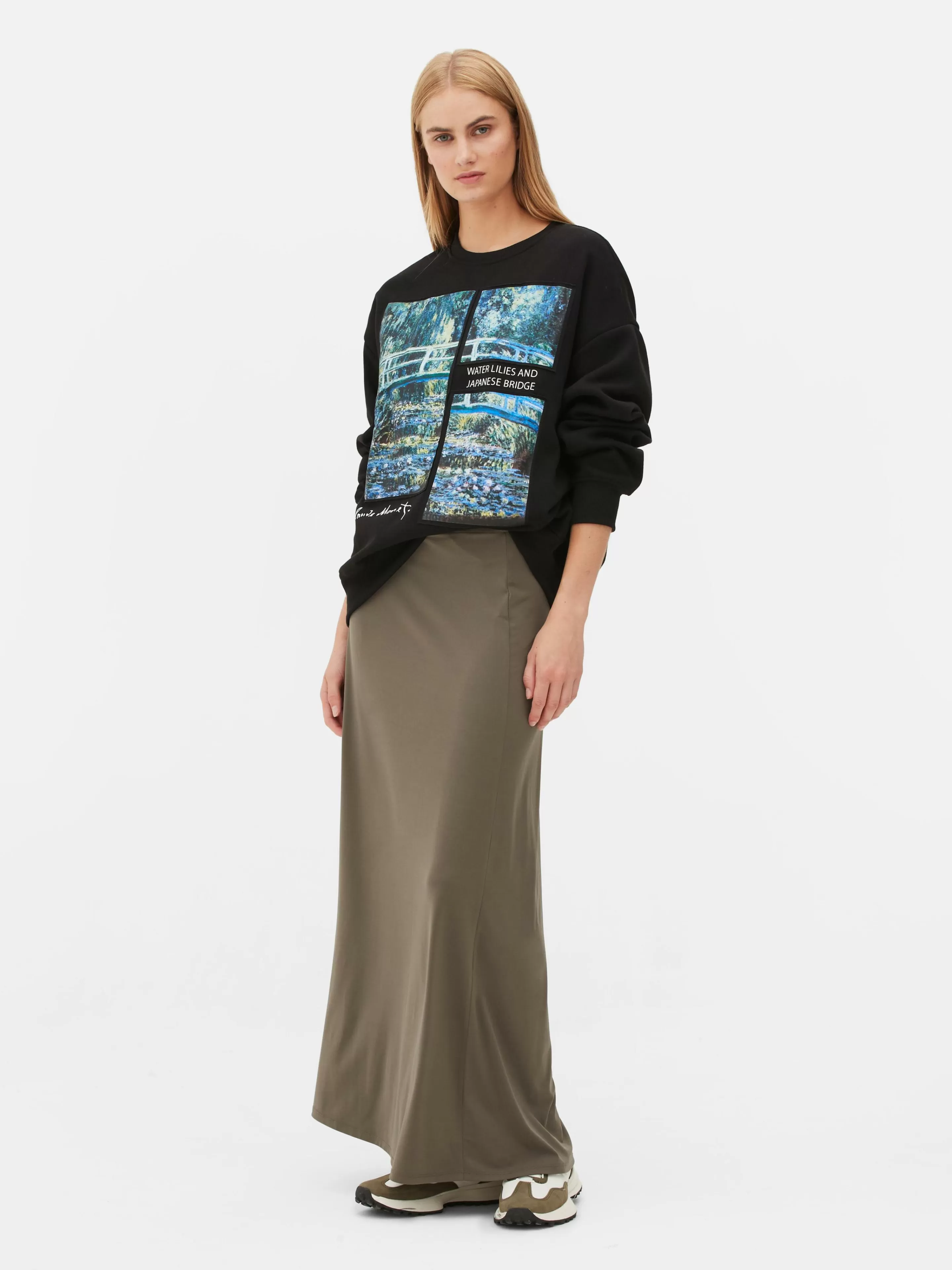 Sweat-shirt Claude Monet Le Bassin Aux Nymphéas-Primark Fashion