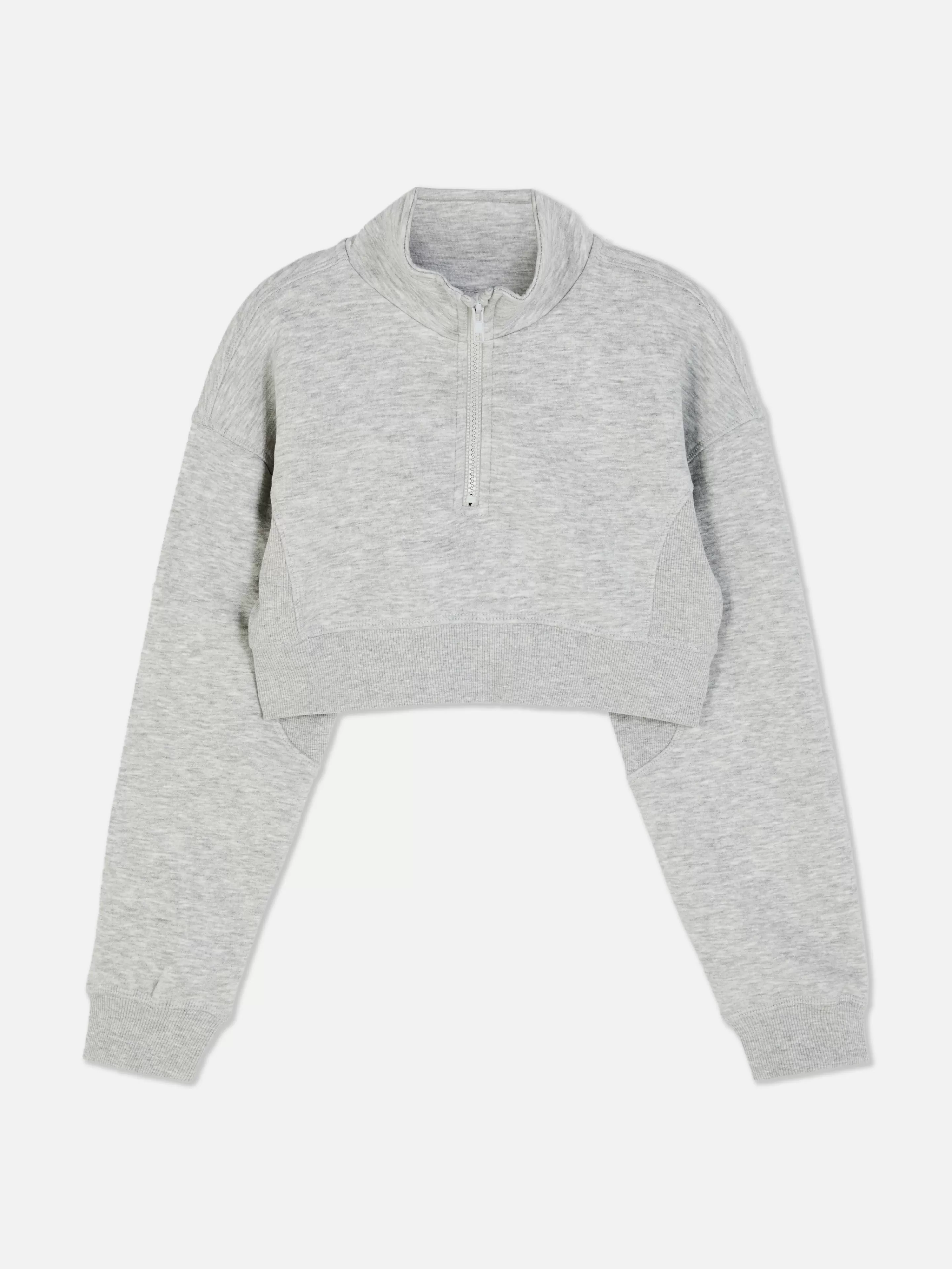 Sweat-shirt Court à Col Cheminée-Primark Clearance