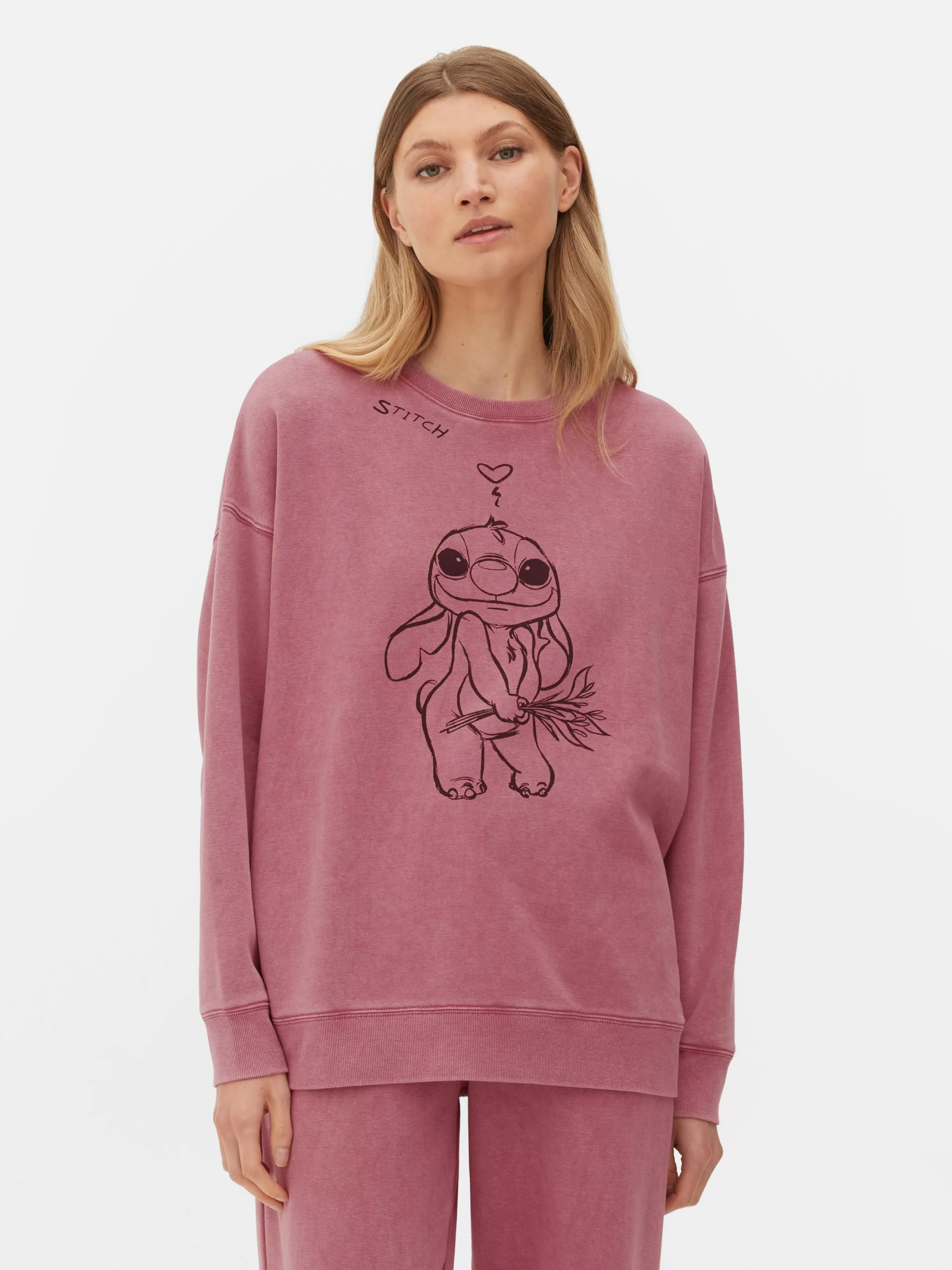 Sweat-shirt Disney Stitch à Coordonner-Primark Clearance