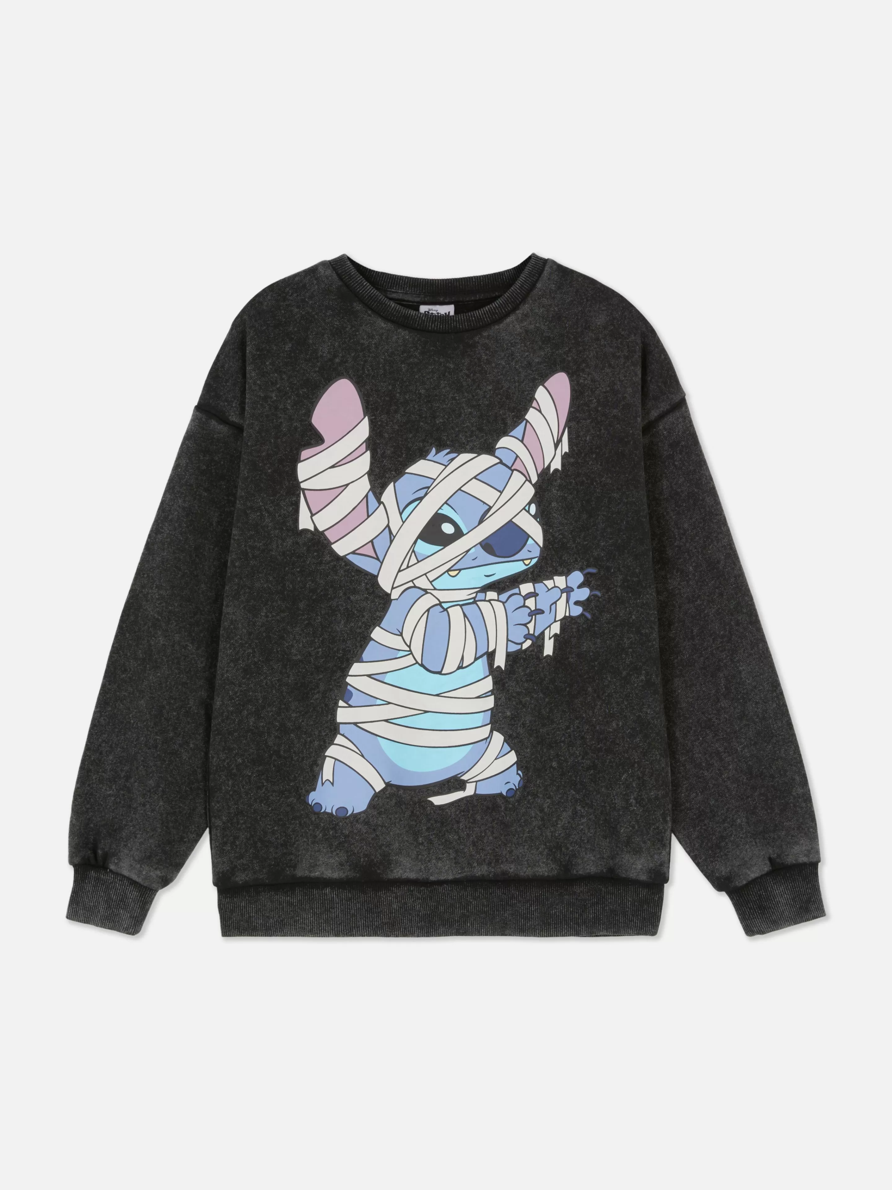 Sweat-shirt Délavé à L'acide Disney Lilo & Stitch-Primark Flash Sale