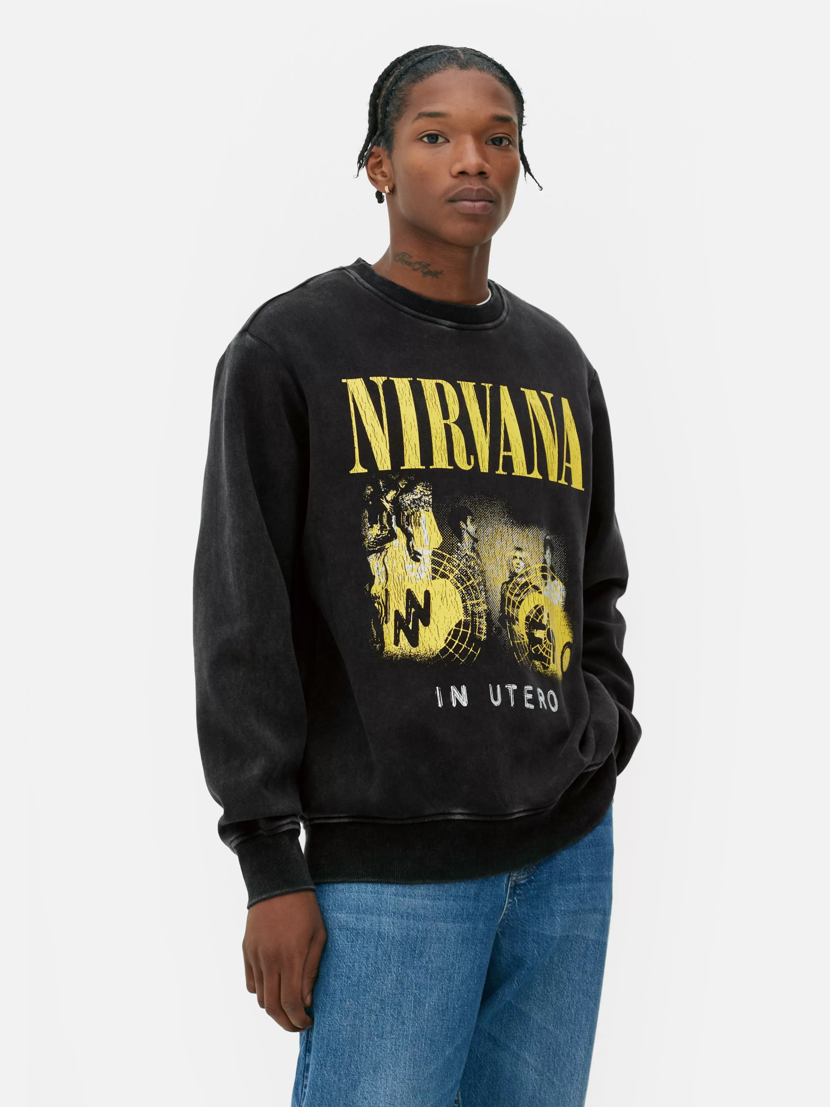 Sweat-shirt Délavé Nirvana-Primark Cheap