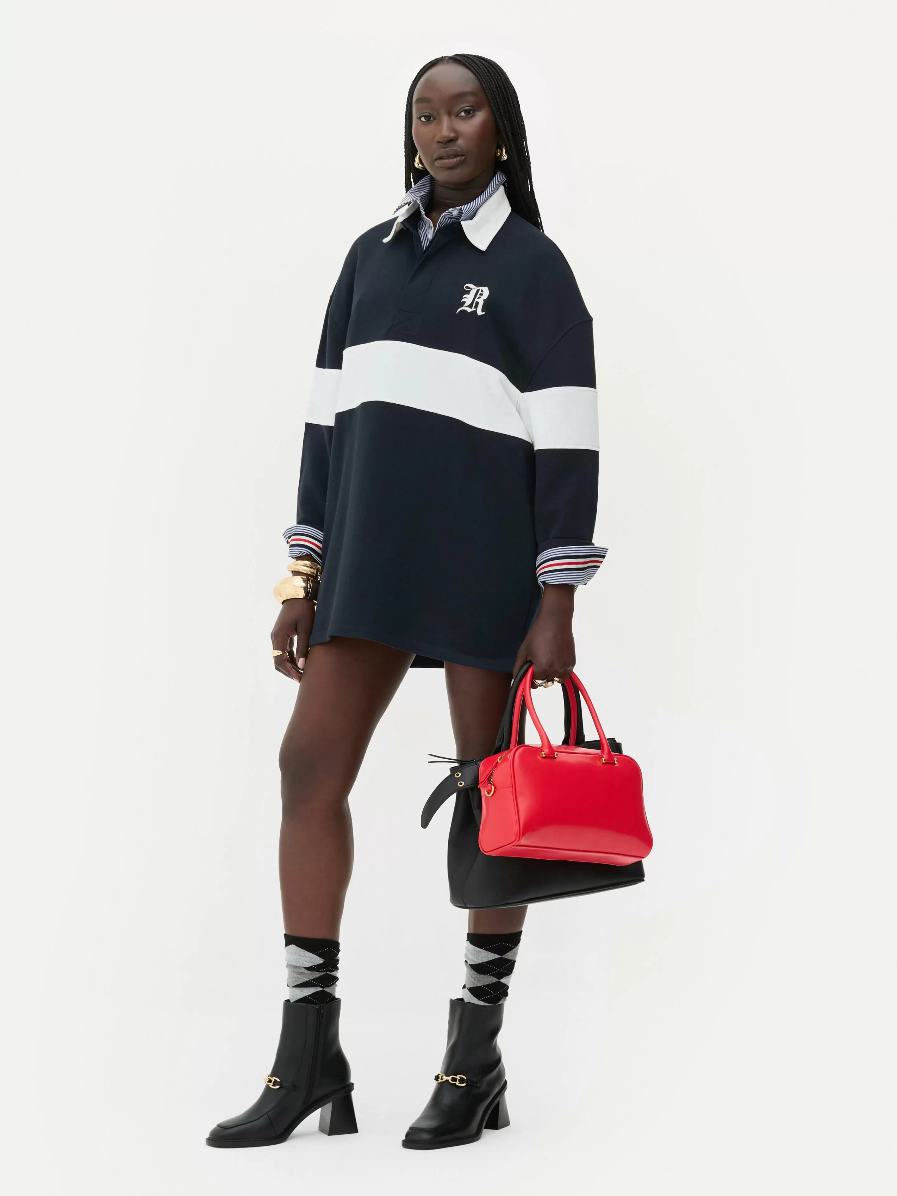 Sweat-shirt Façon Polo Oversize Rita Ora-Primark Clearance
