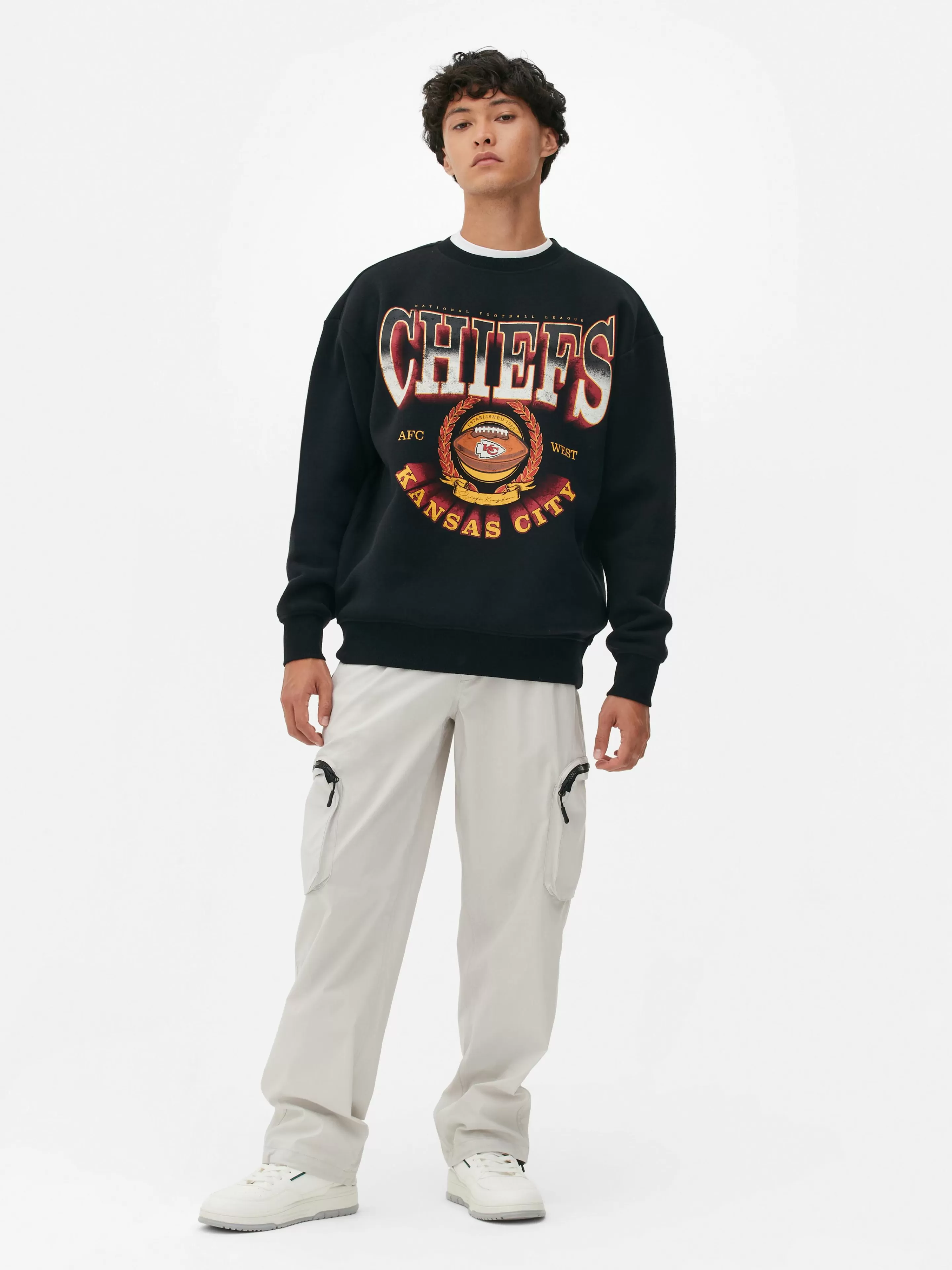 Sweat-shirt Graphique NFL Kansas City Chiefs-Primark Sale