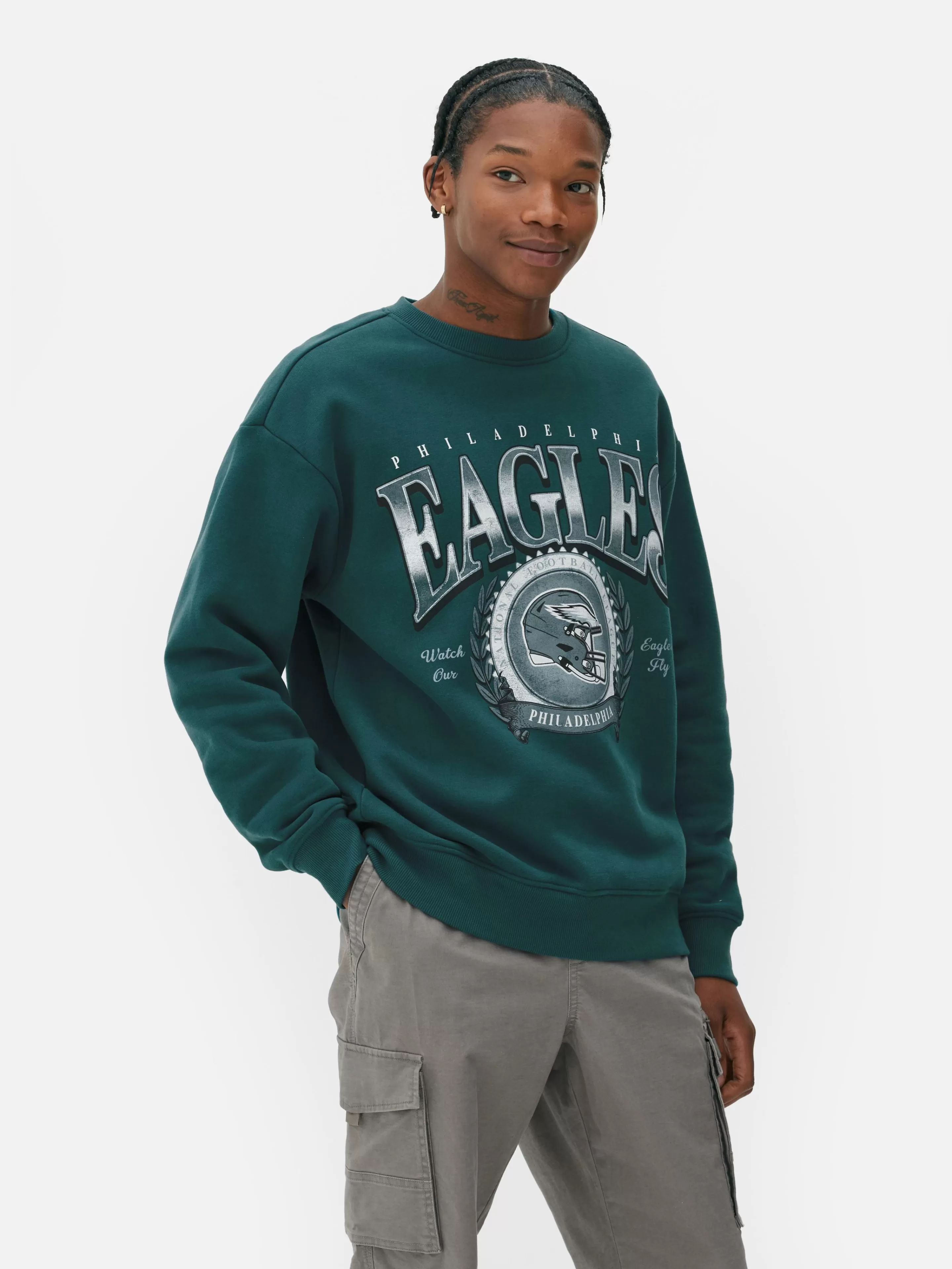 Sweat-shirt Graphique NFL Philadelphia Eagles-Primark Store