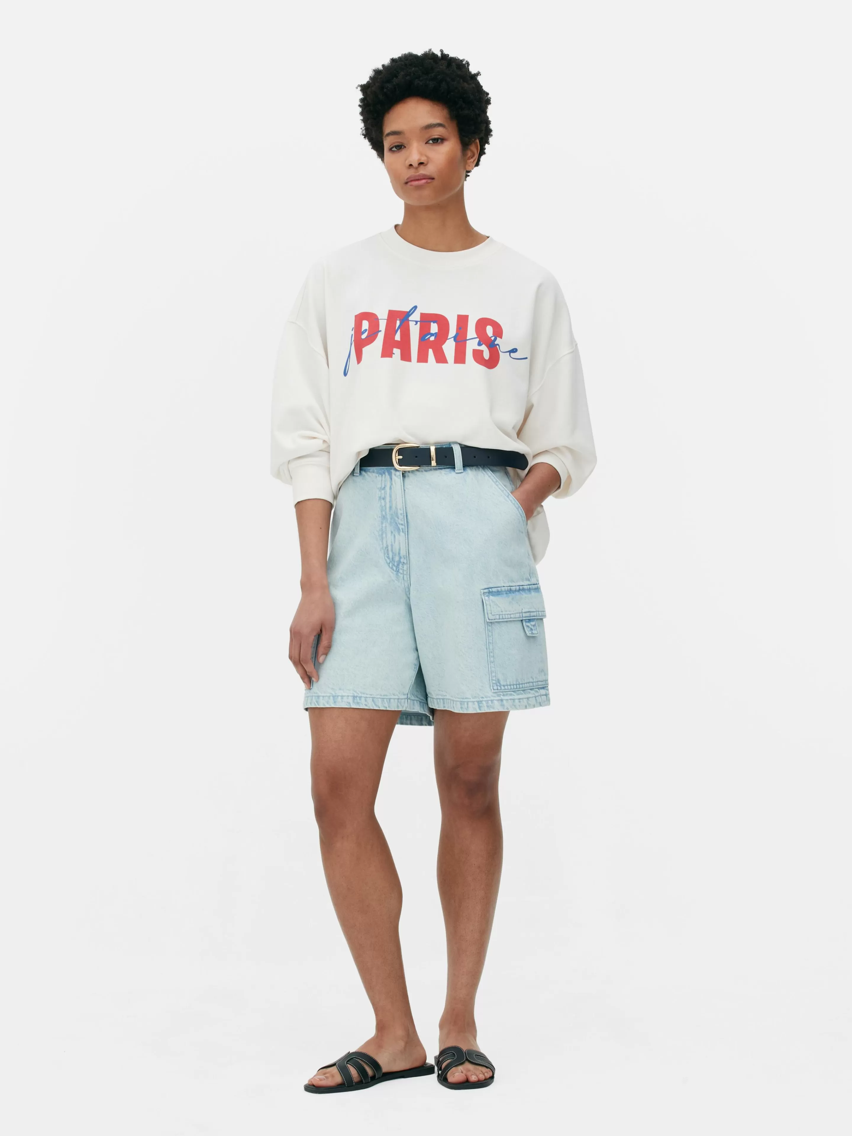 Sweat-shirt Graphique Paris-Primark Store