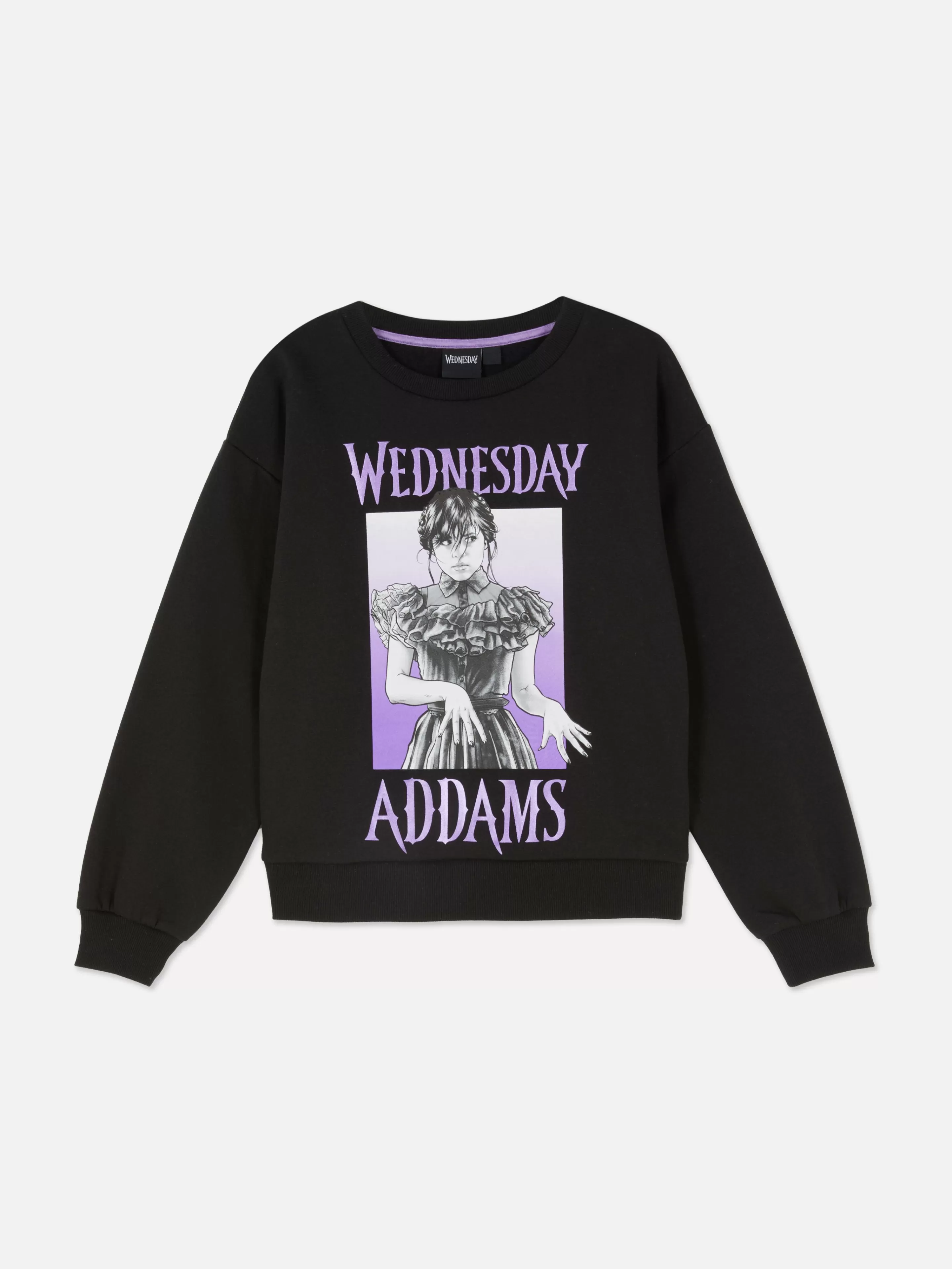 Sweat-shirt Graphique Wednesday Addams-Primark Clearance