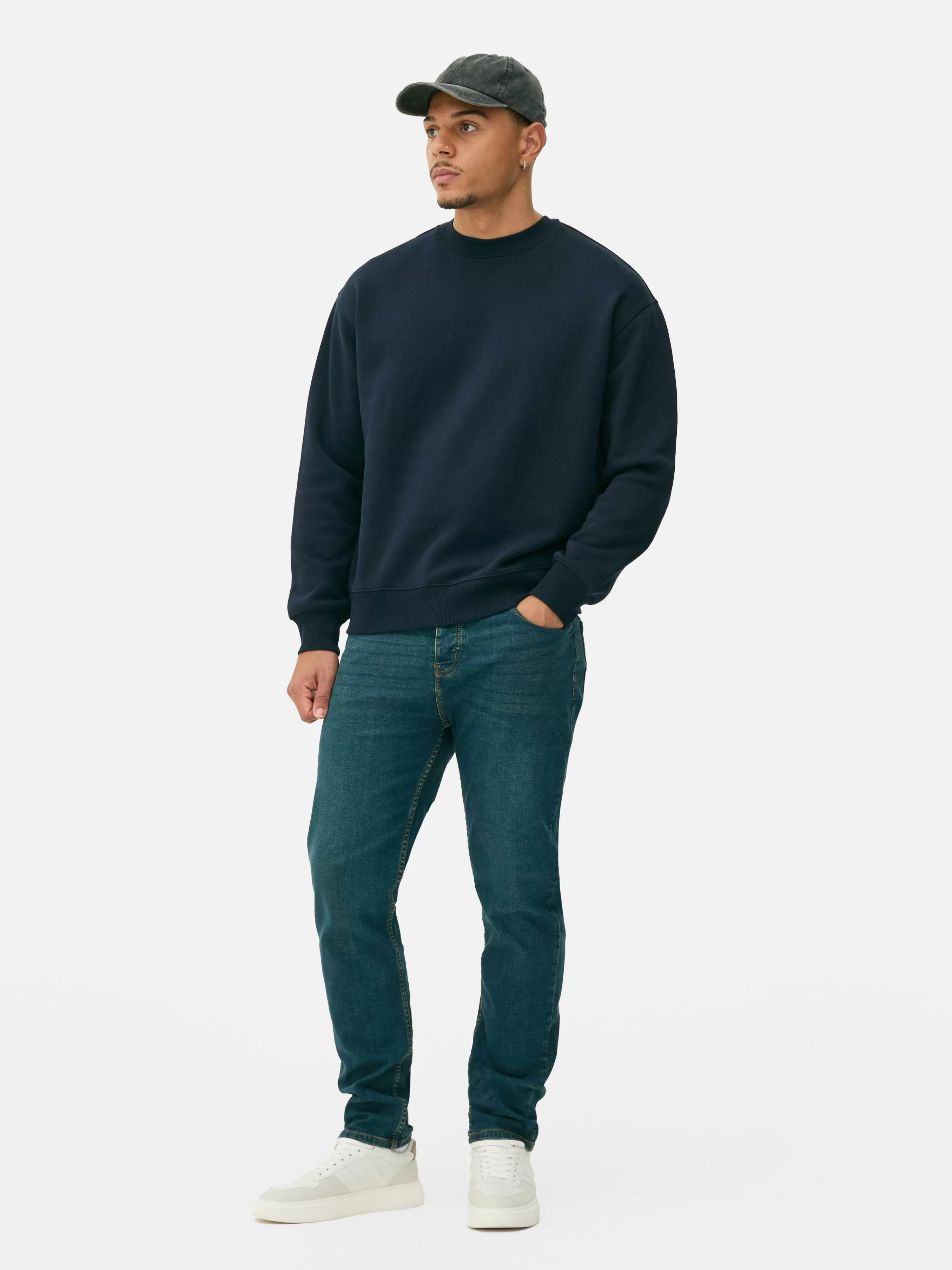 Sweat-shirt Oversize à Col Ras-du-cou-Primark Sale