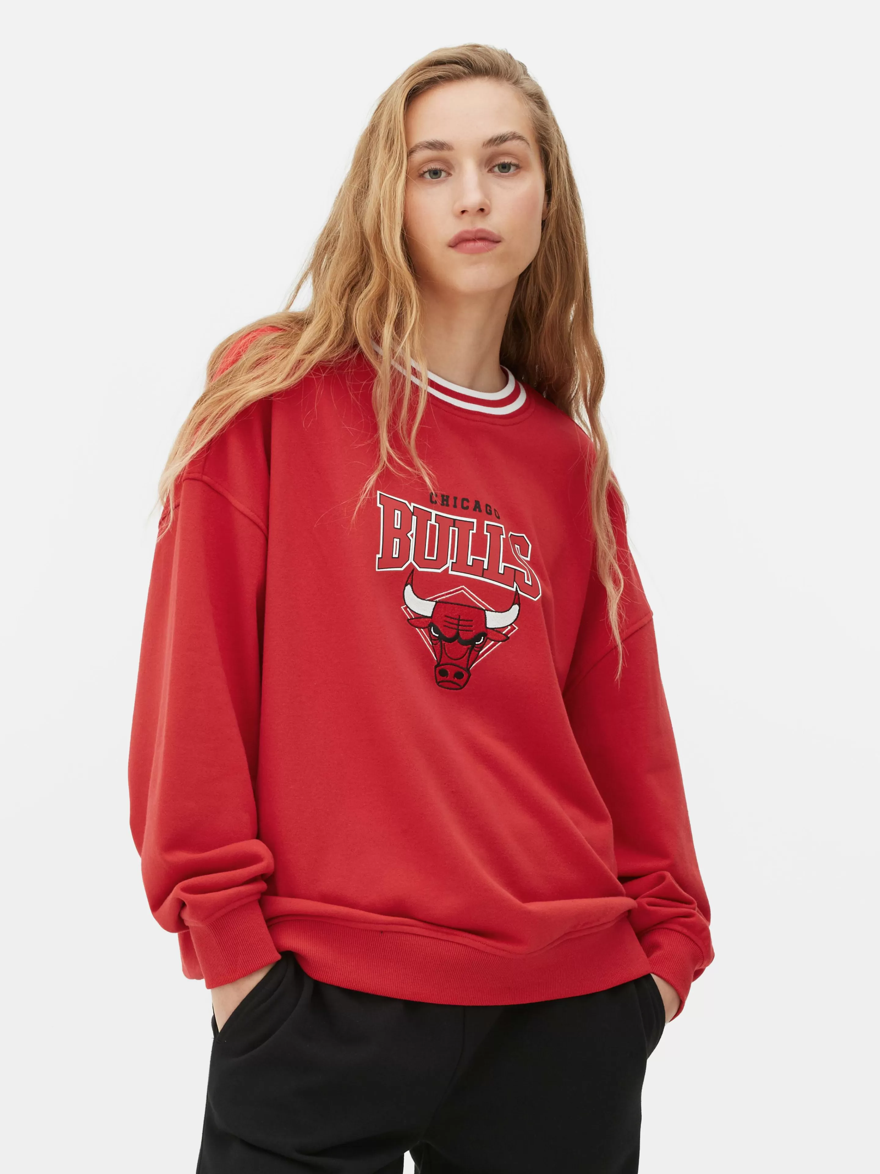Sweat-shirt Oversize NBA Chicago Bulls-Primark Cheap