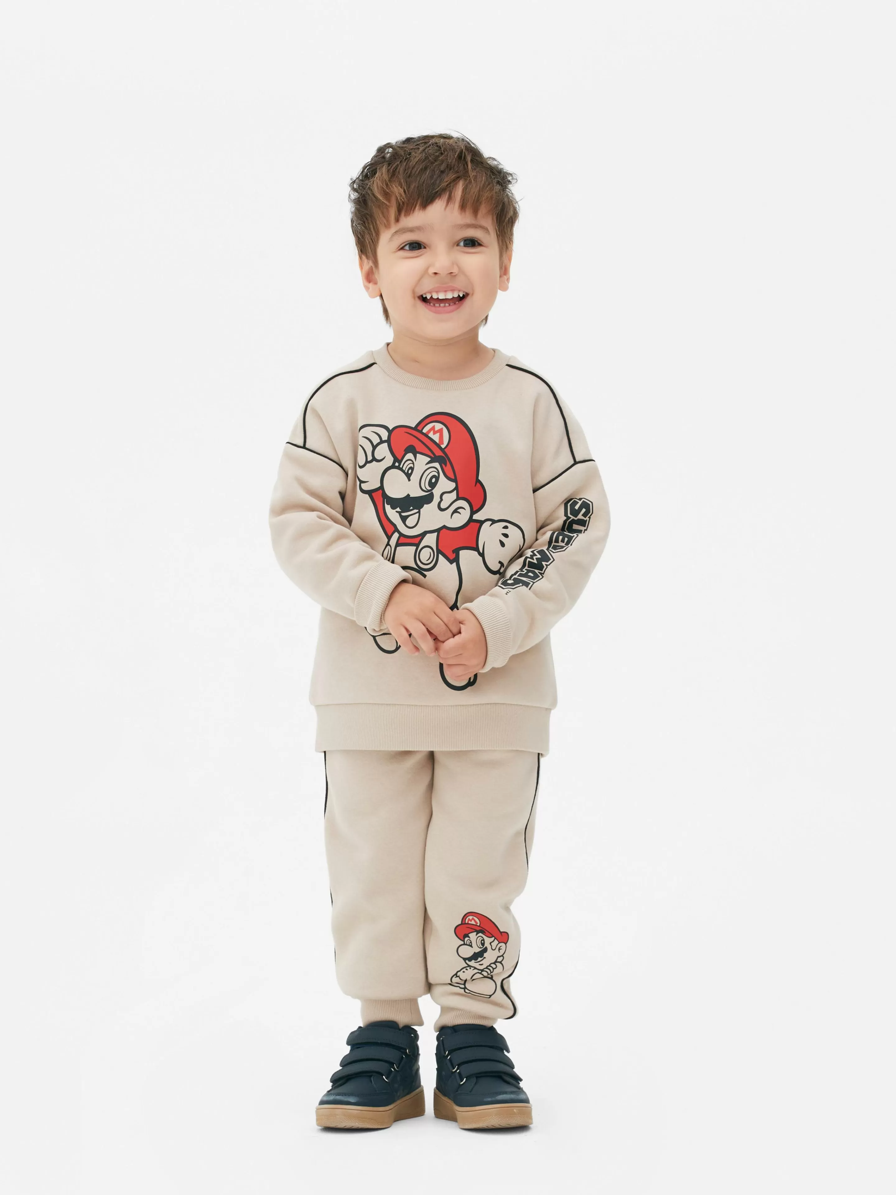 Sweat-shirt Passepoilé Super Mario à Coordonner-Primark Flash Sale