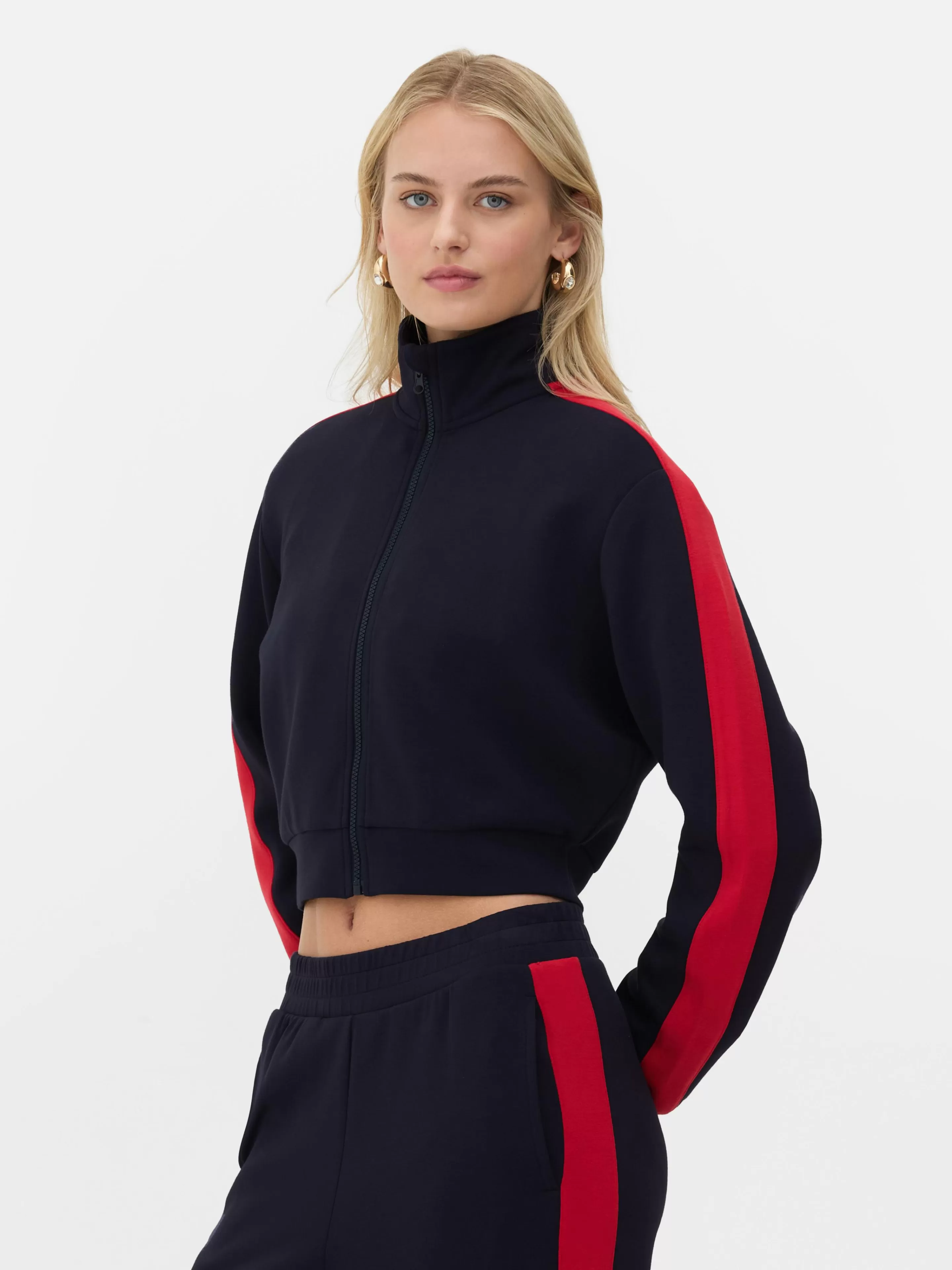 Sweat-shirt Zippé à Col Cheminée Rita Ora-Primark Fashion