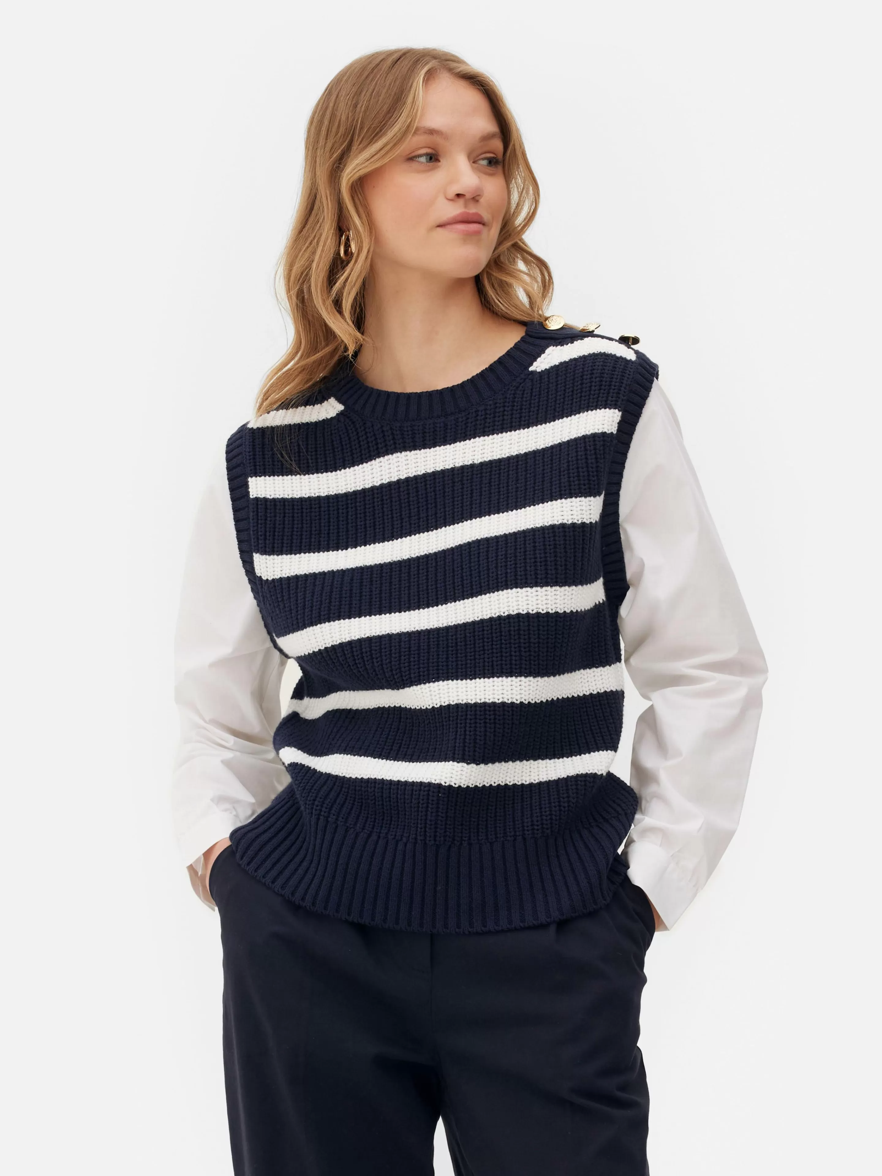 Tenue Deux-en-un Débardeur En Tricot Et Chemise-Primark Outlet