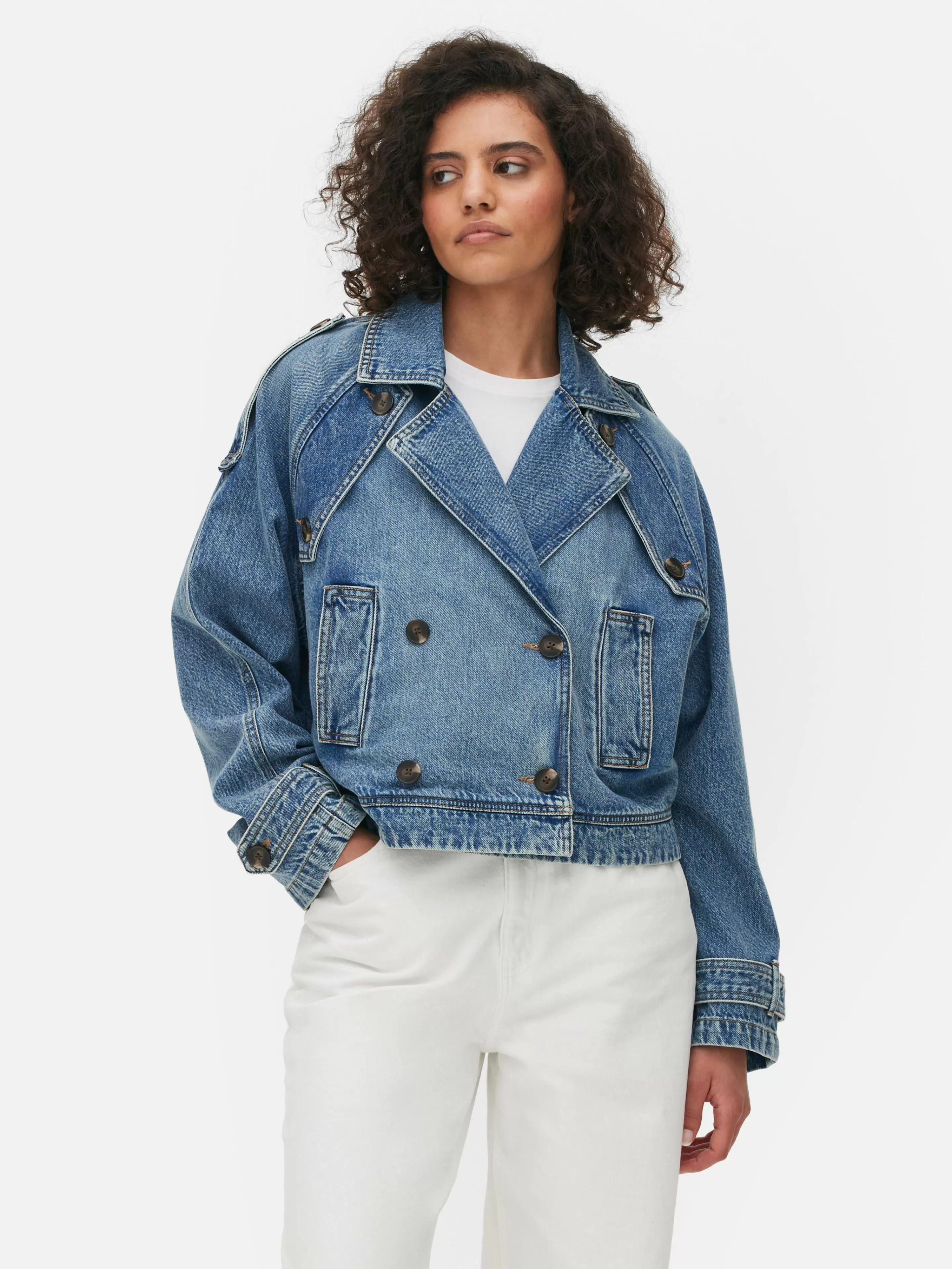 Trench Court En Denim-Primark Hot
