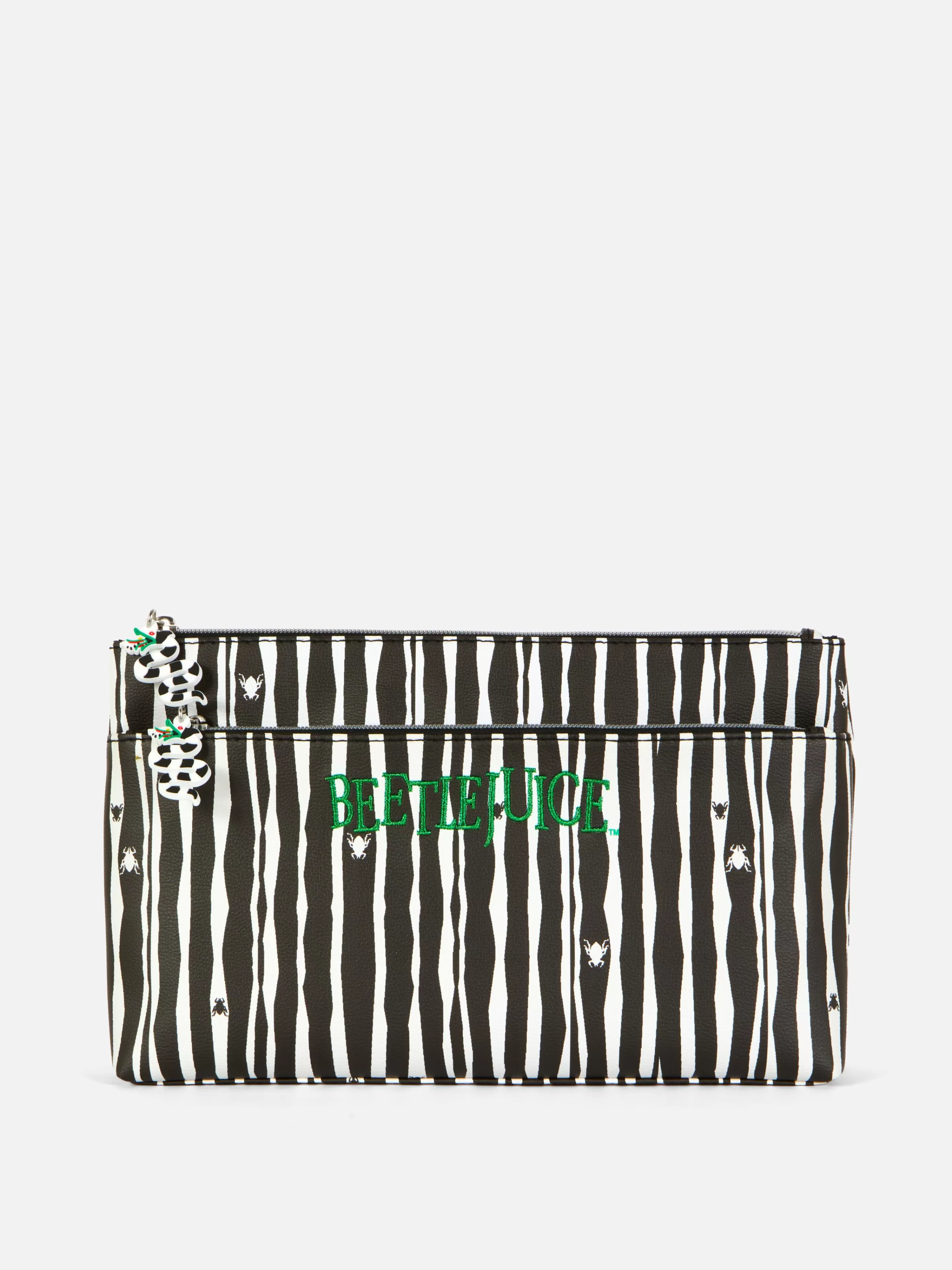 Trousse Maquillage à Rayures Beetlejuice-Primark Fashion