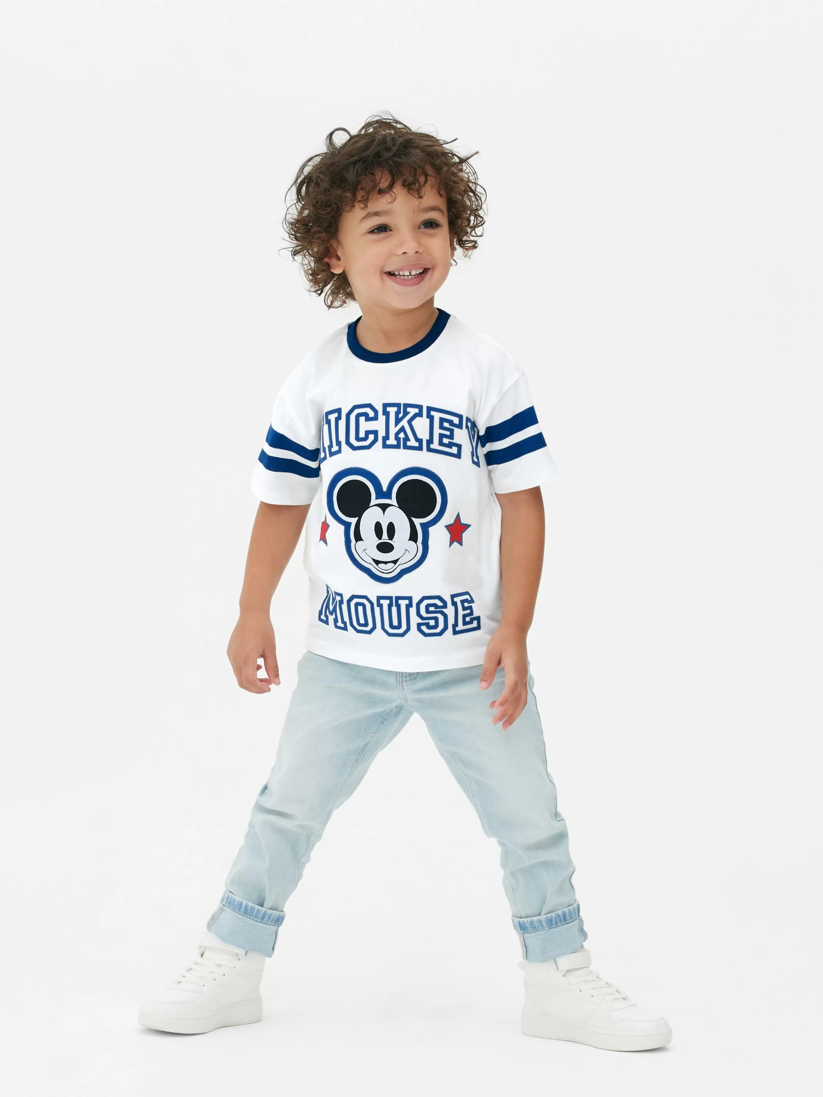 T-shirt à Bords Contrastés Disney Mickey Mouse-Primark Cheap