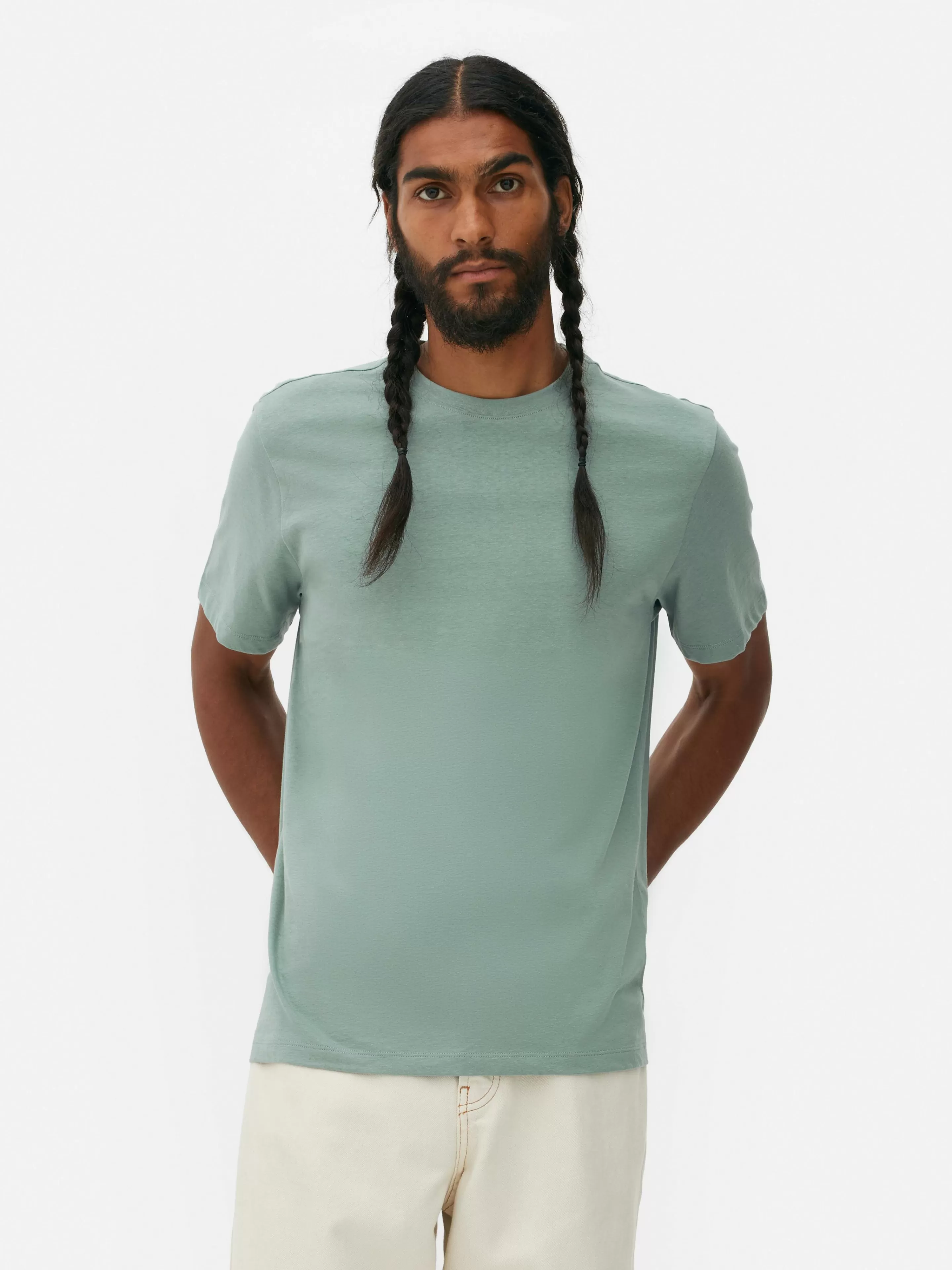 T-shirt à Col Ras-du-cou Coupe Regular-Primark Store