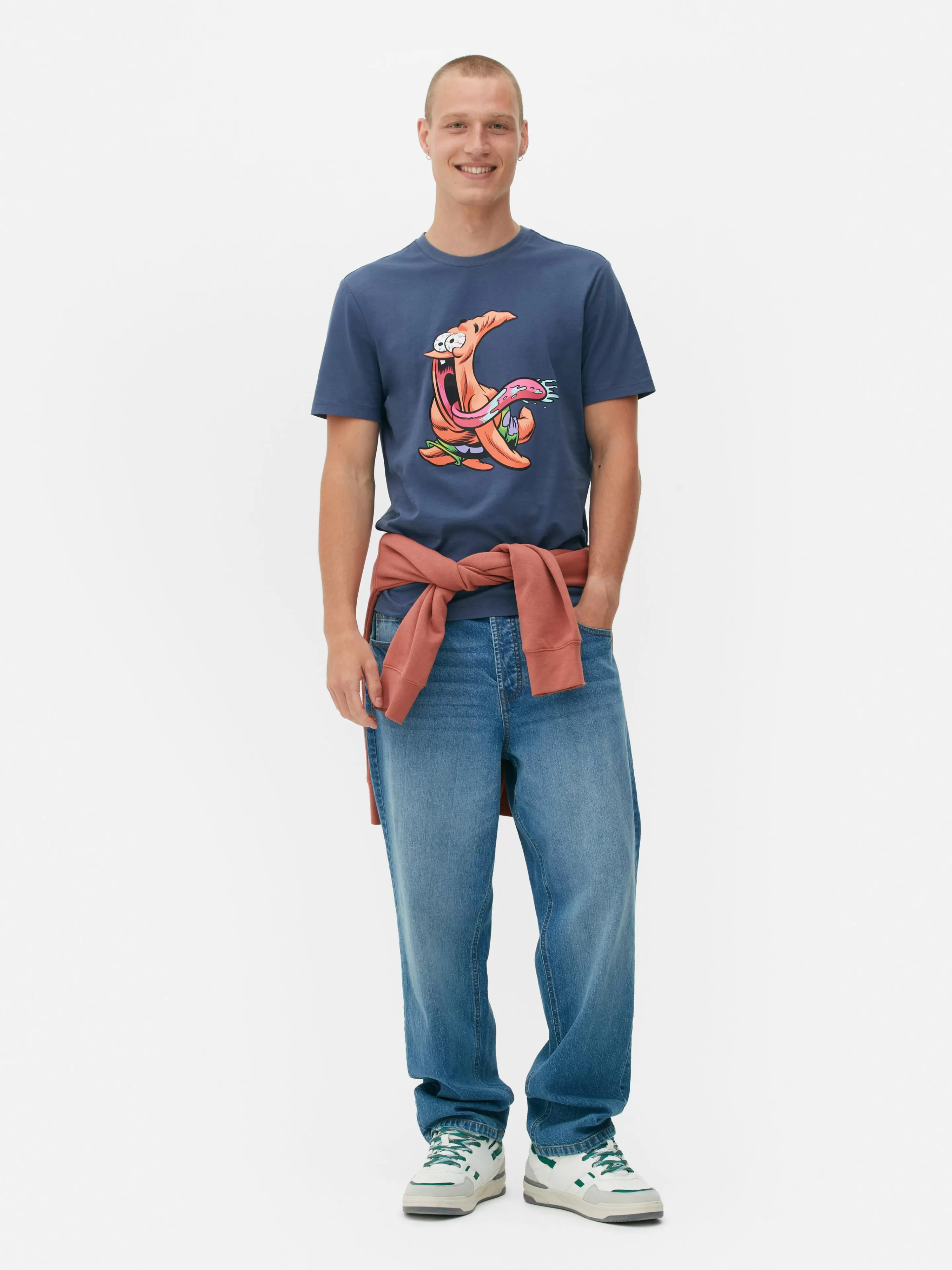 T-shirt à Imprimé Bob L'éponge Patrick-Primark Shop