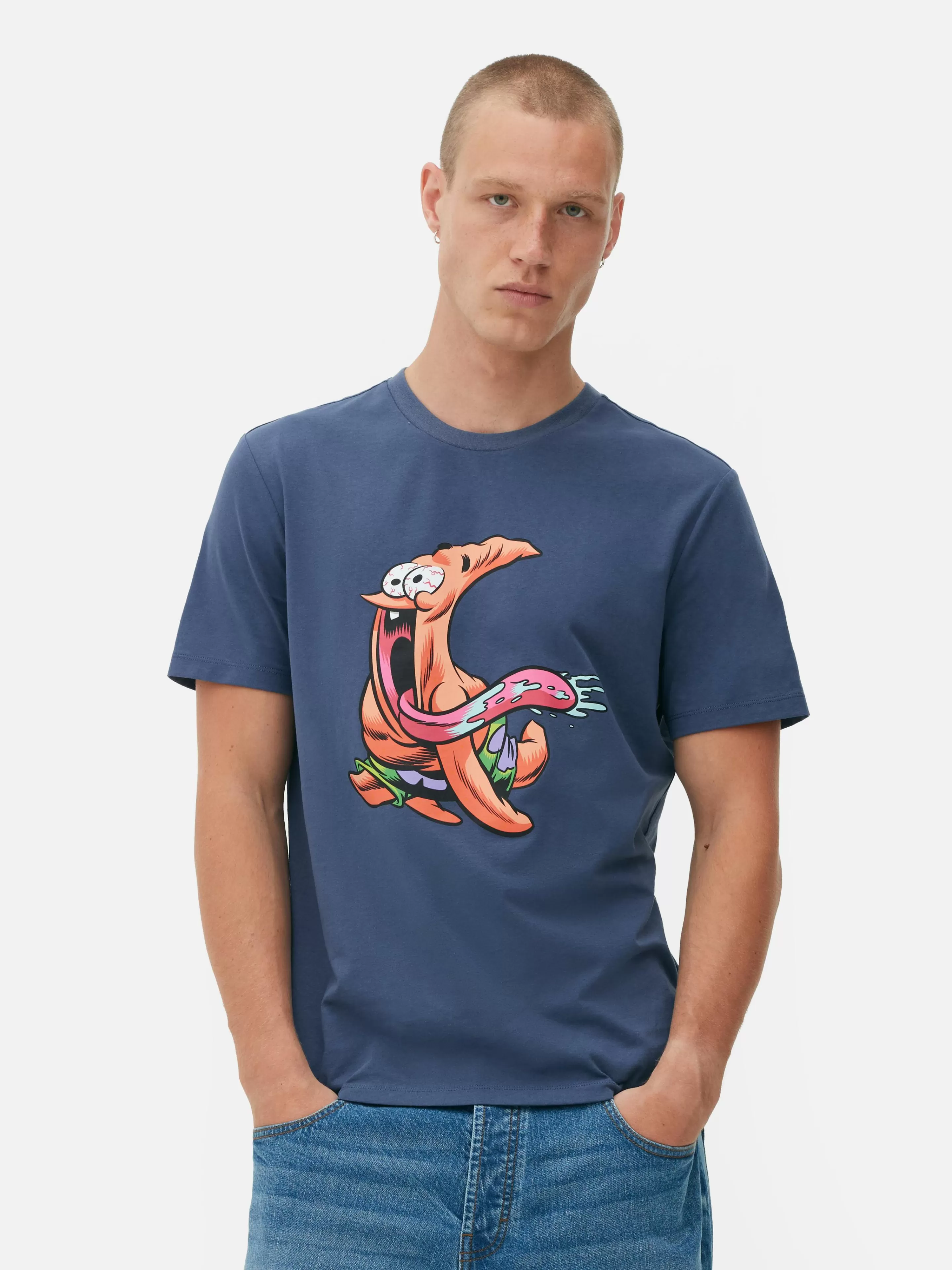 T-shirt à Imprimé Bob L'éponge Patrick-Primark Shop