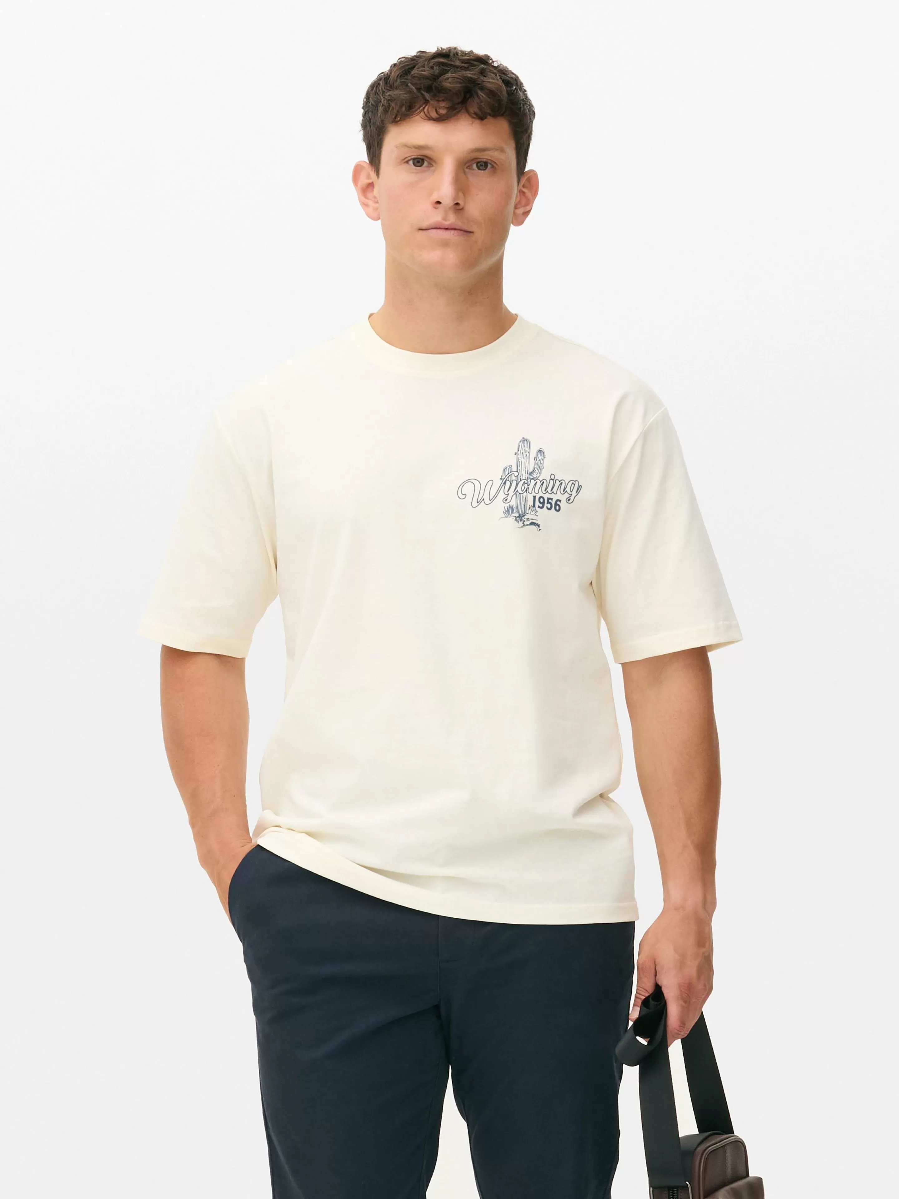 T-shirt à Imprimé Rodéo-Primark Discount