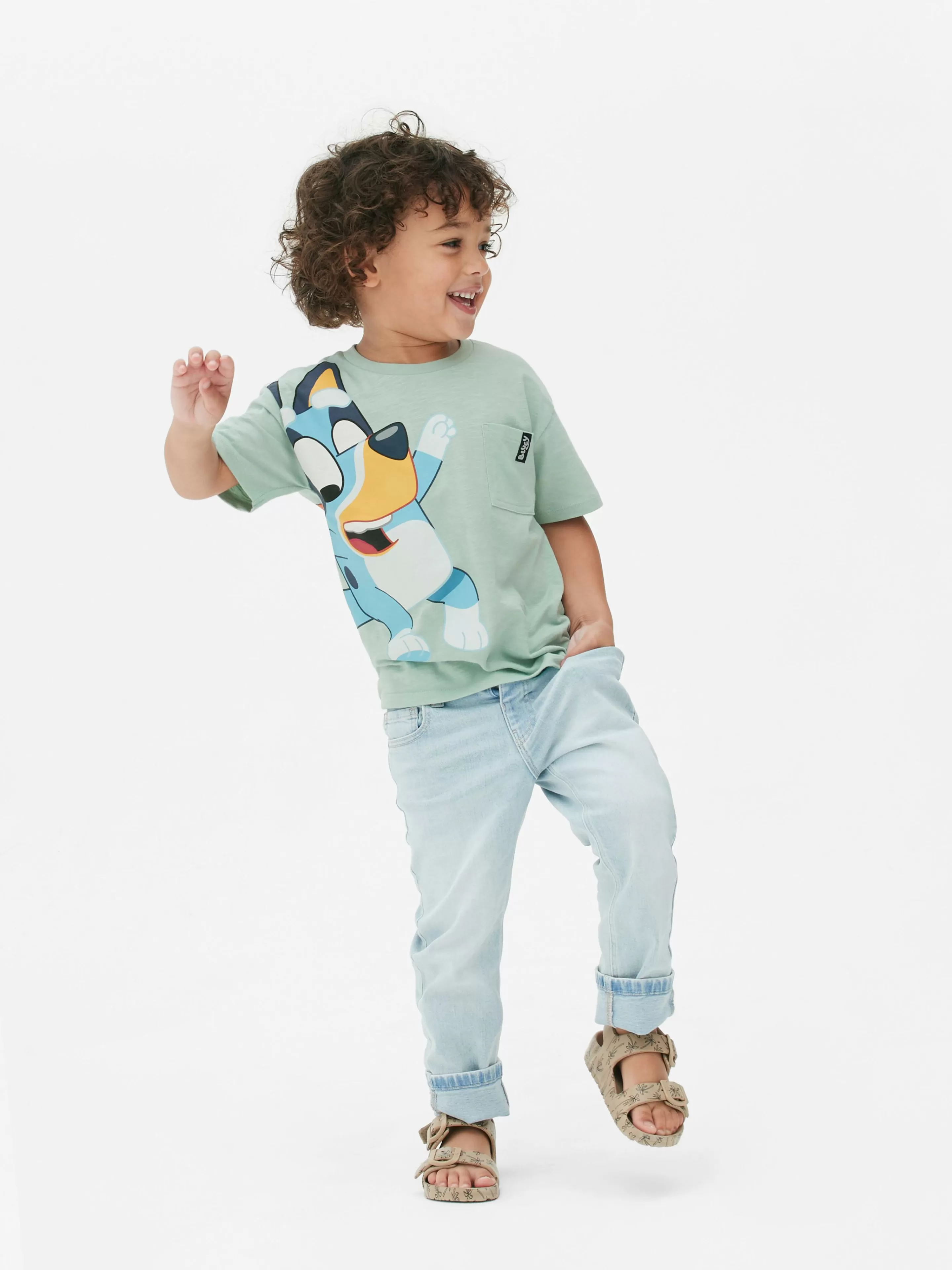T-shirt à Manches Courtes Bluey-Primark Hot
