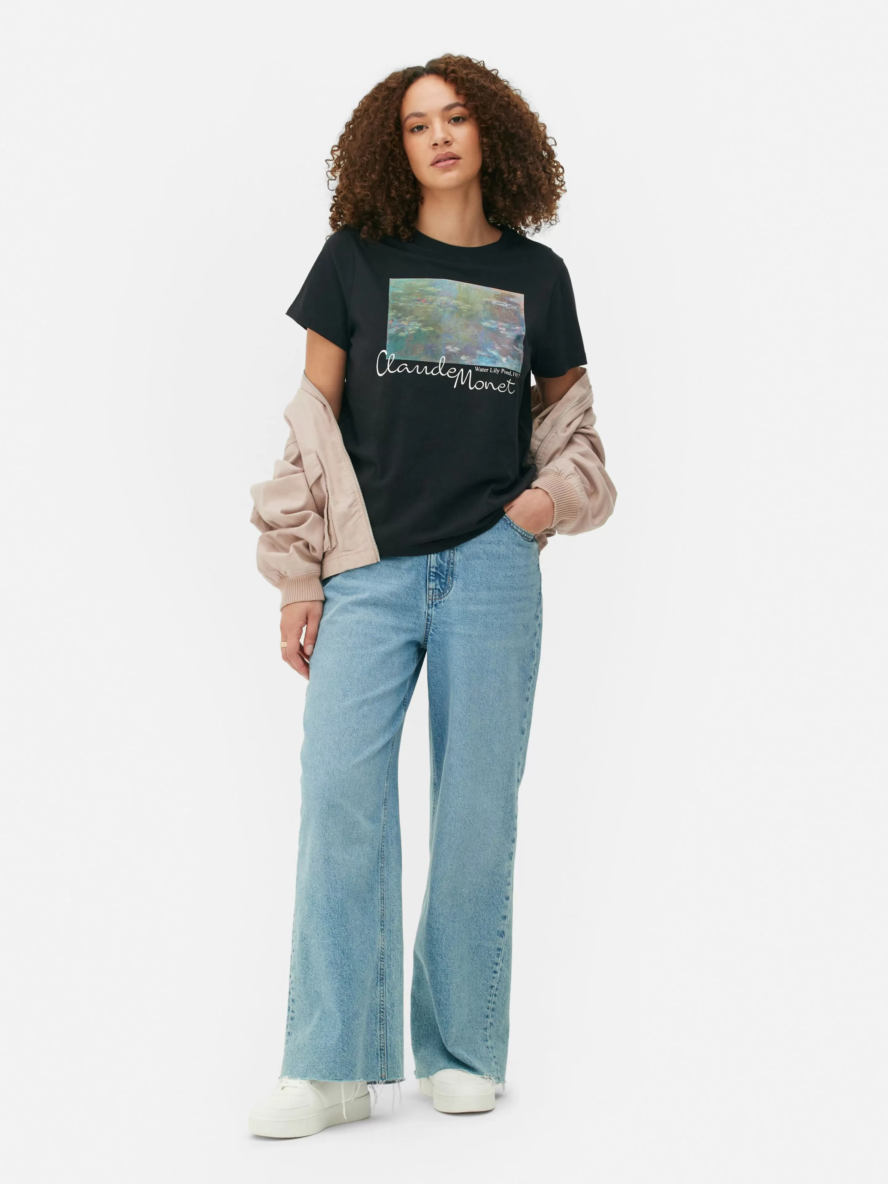 T-shirt à Manches Courtes Claude Monet-Primark Hot