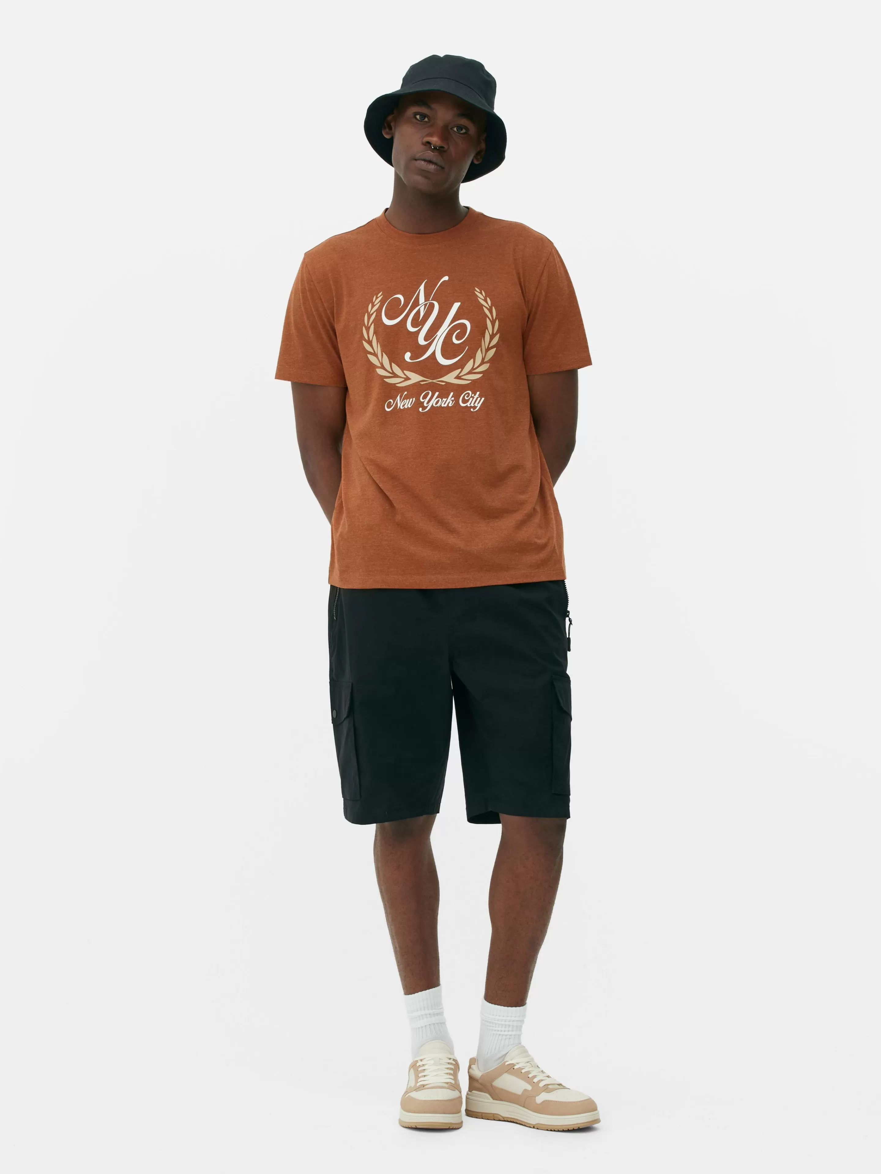 T-shirt à Motif Armoiries New York City-Primark Cheap