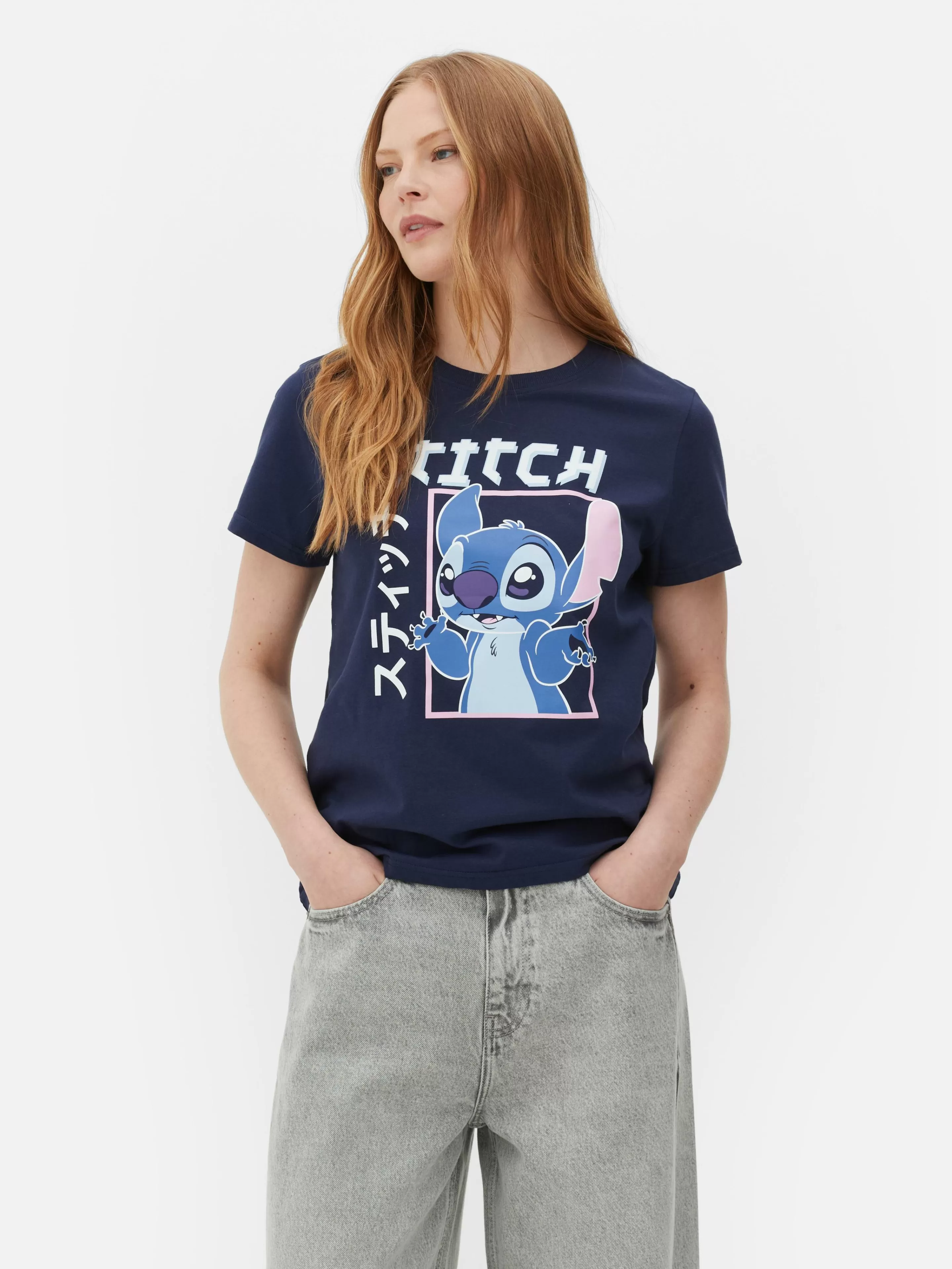 T-shirt à Motif Style Manga Disney Lilo & Stitch-Primark Online