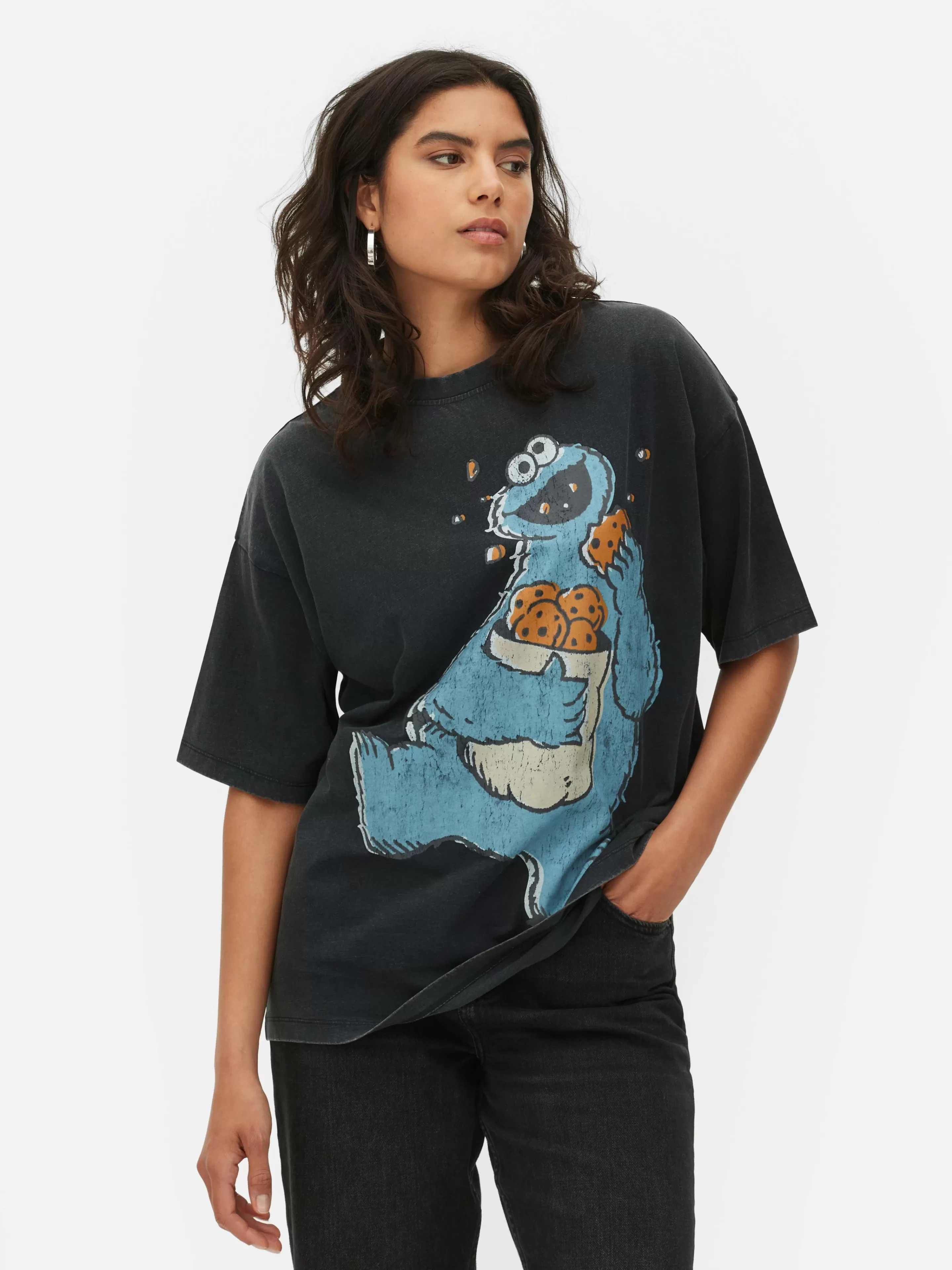 T-shirt 1, Rue Sésame Macaron Le Glouton-Primark Discount