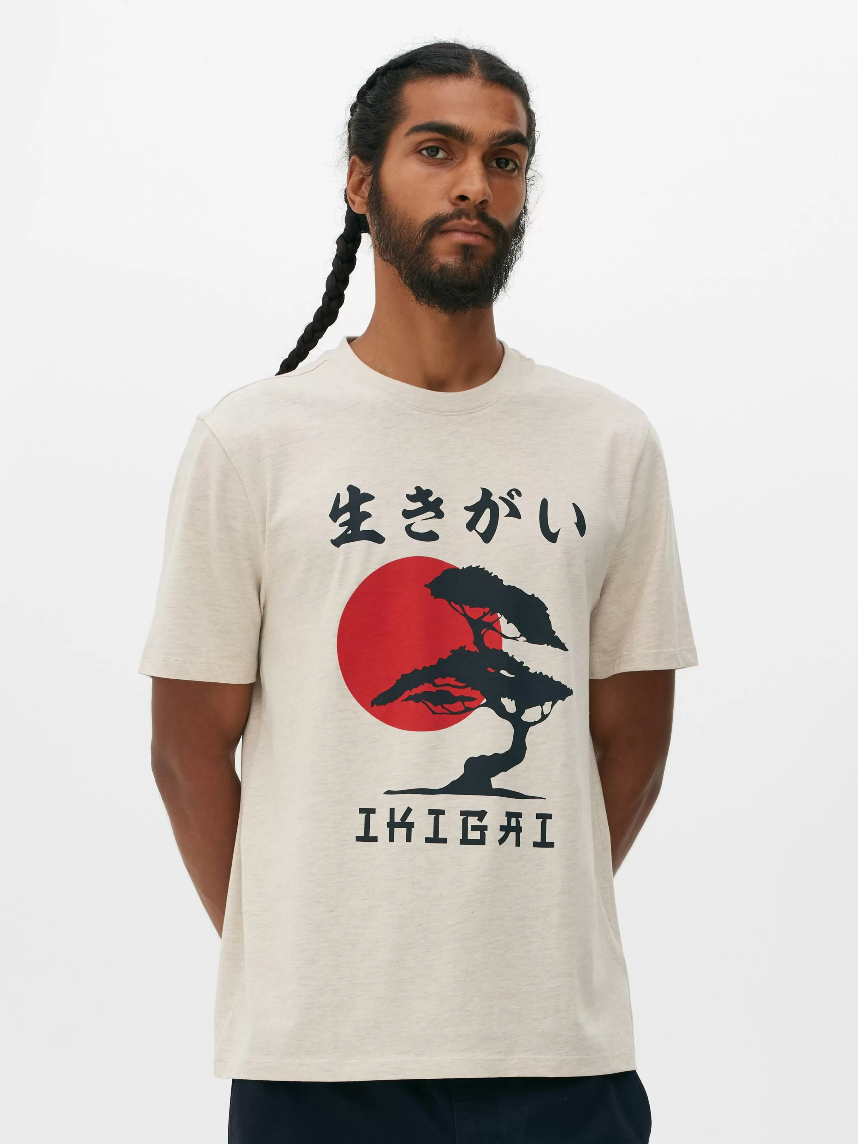 T-shirt Avec Imprimé Arbre Japonais-Primark Online