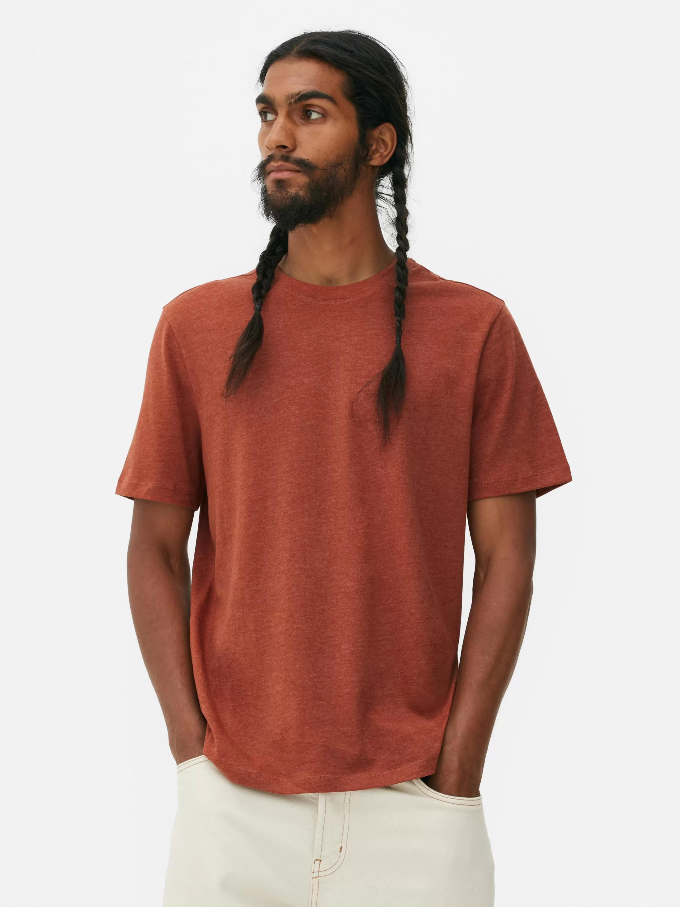 T-shirt Chiné Coupe Regular-Primark Discount