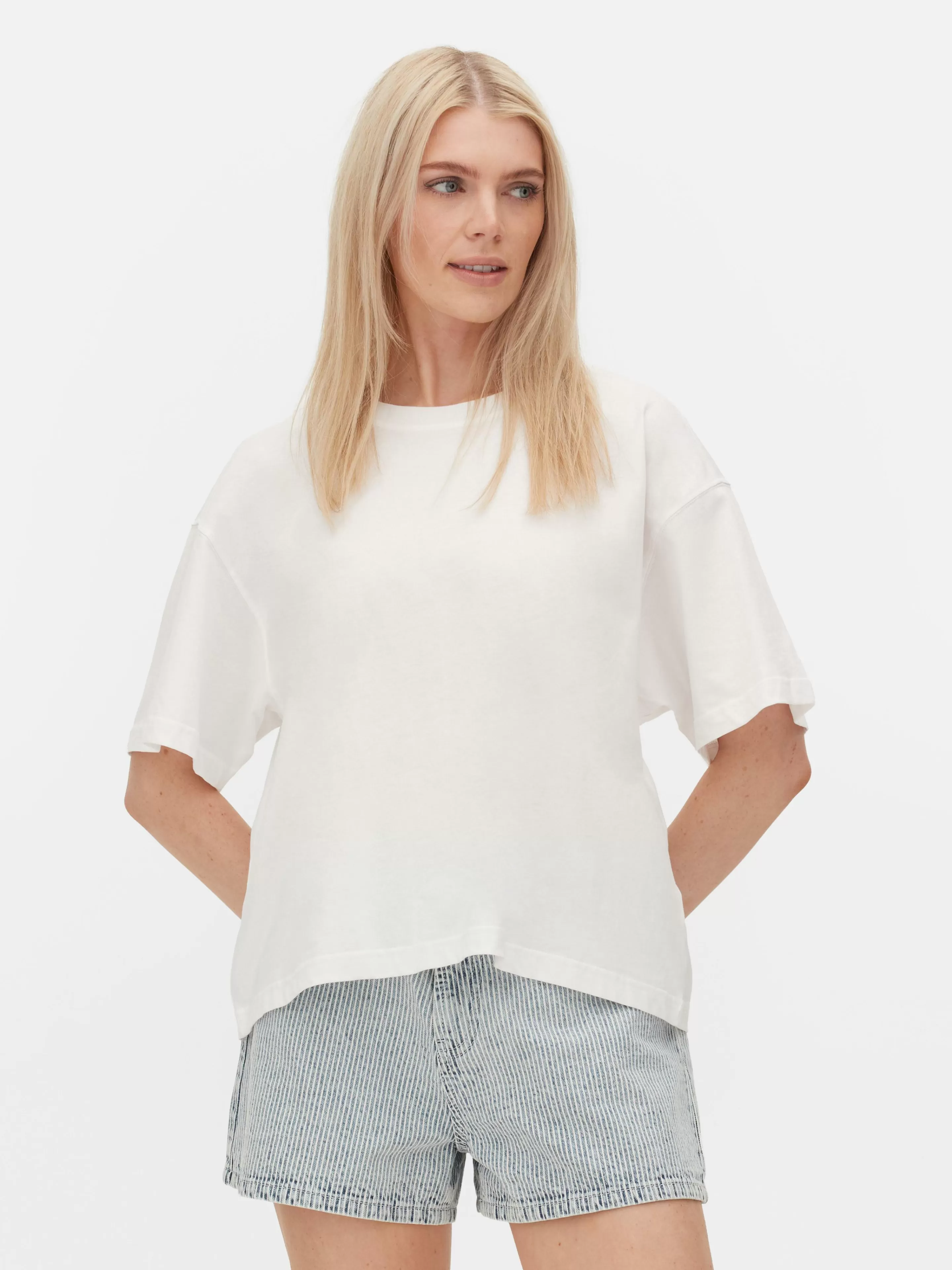 T-shirt Coupe Droite-Primark Store