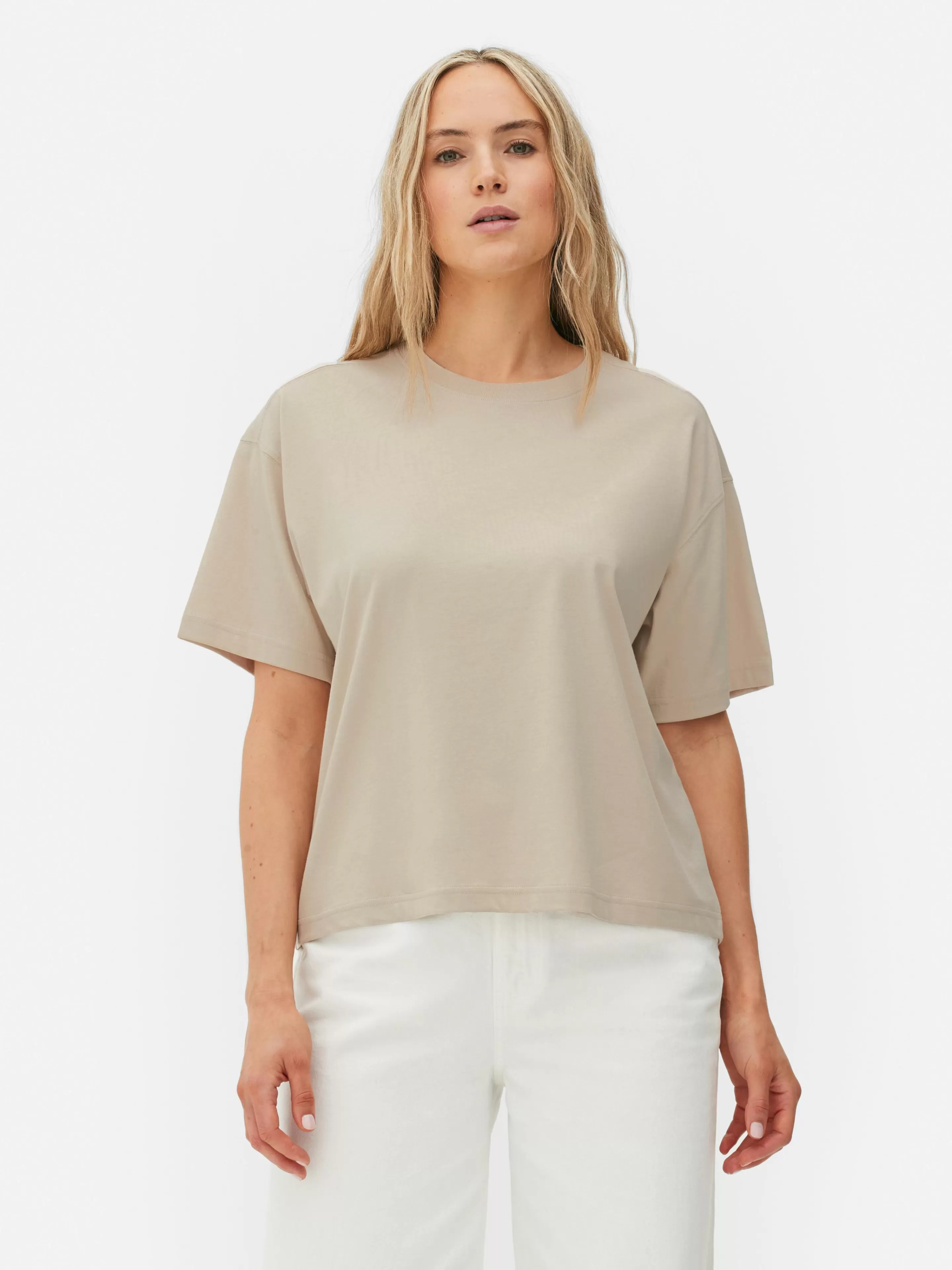 T-shirt Coupe Droite Oversize-Primark Shop