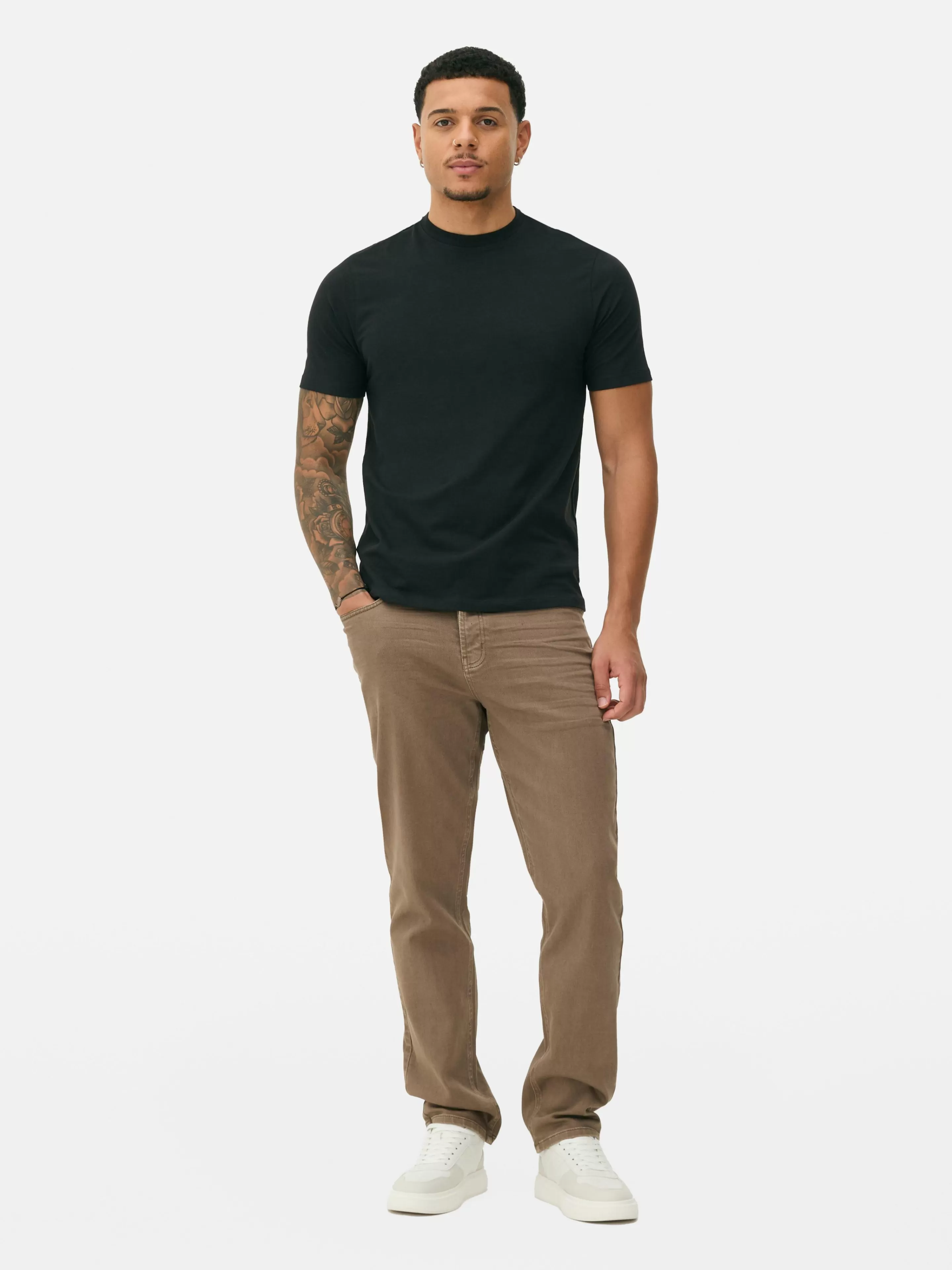 T-shirt Coupe Slim-Primark Fashion