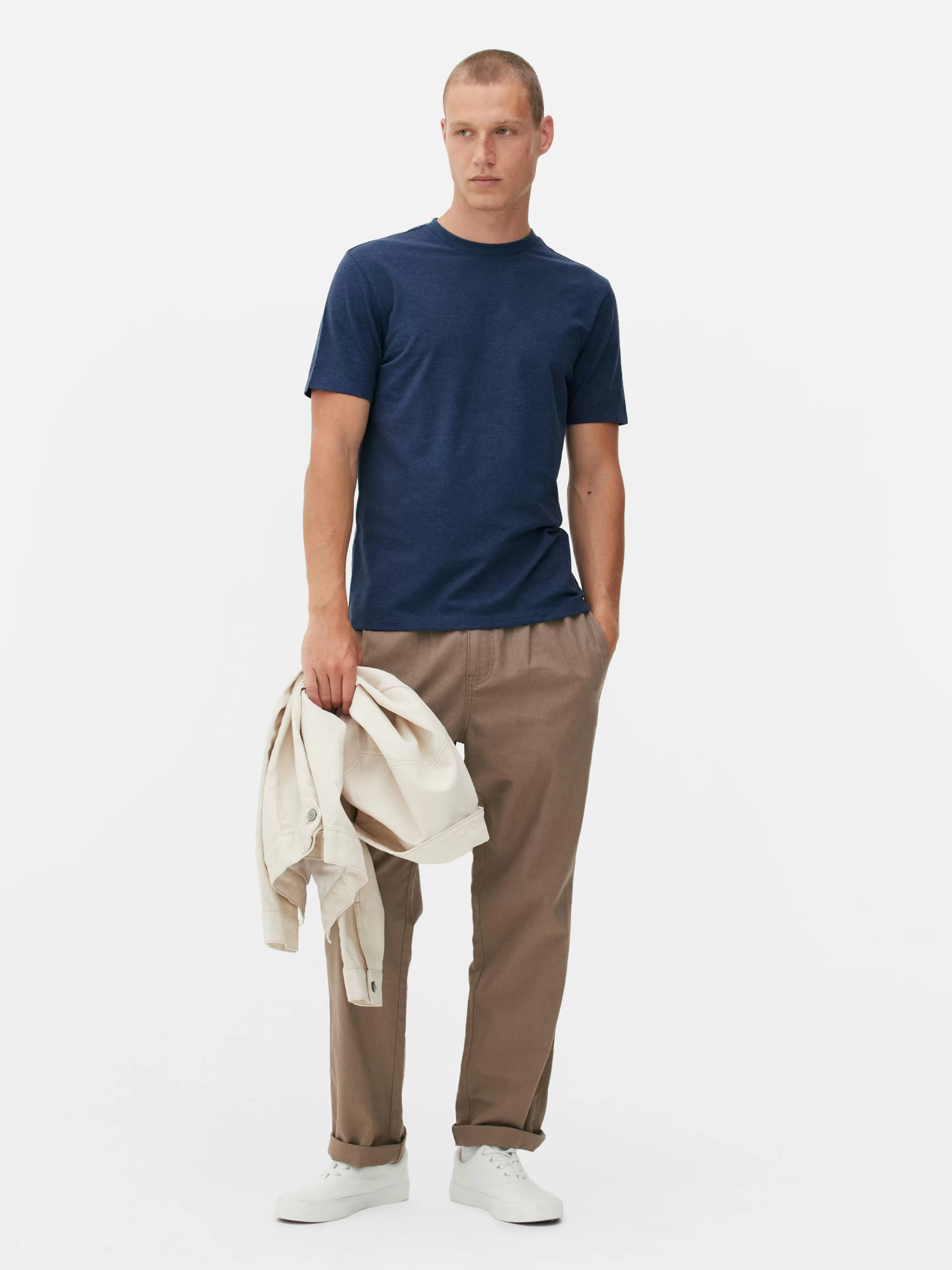 T-shirt Coupe Slim à Manches Courtes-Primark Shop