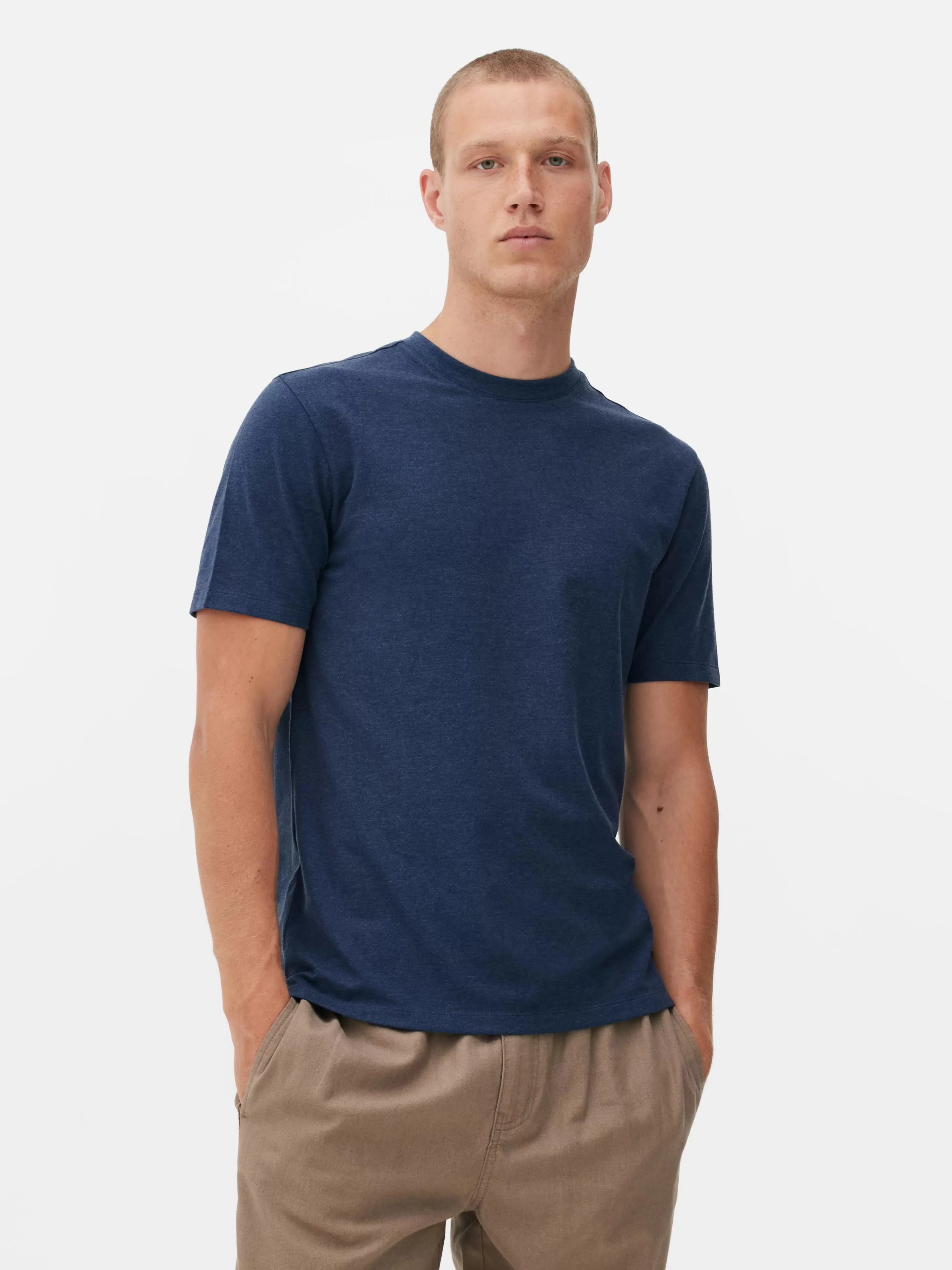T-shirt Coupe Slim à Manches Courtes-Primark Shop