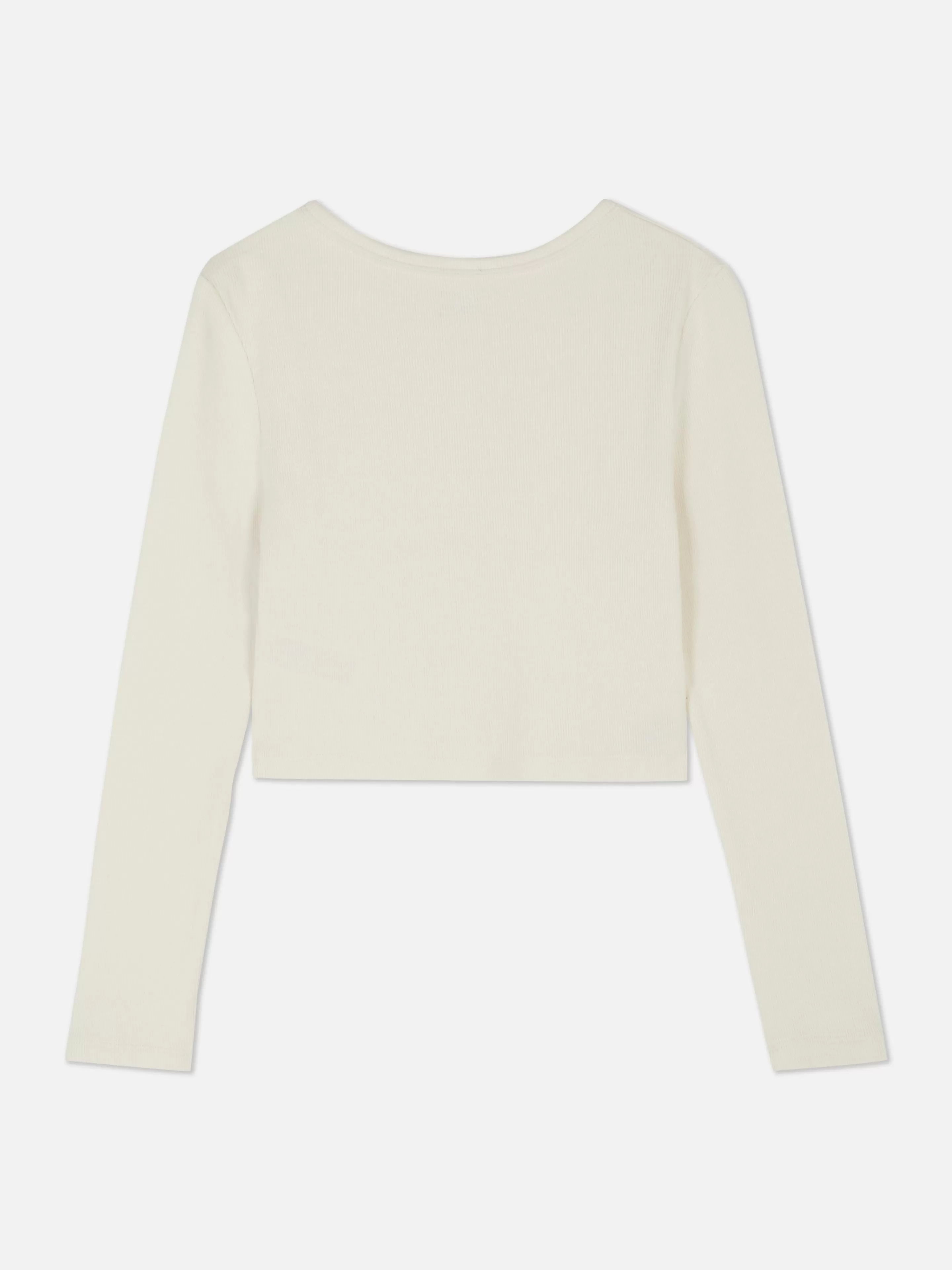 T-shirt Côtelé Boutonné-Primark Online